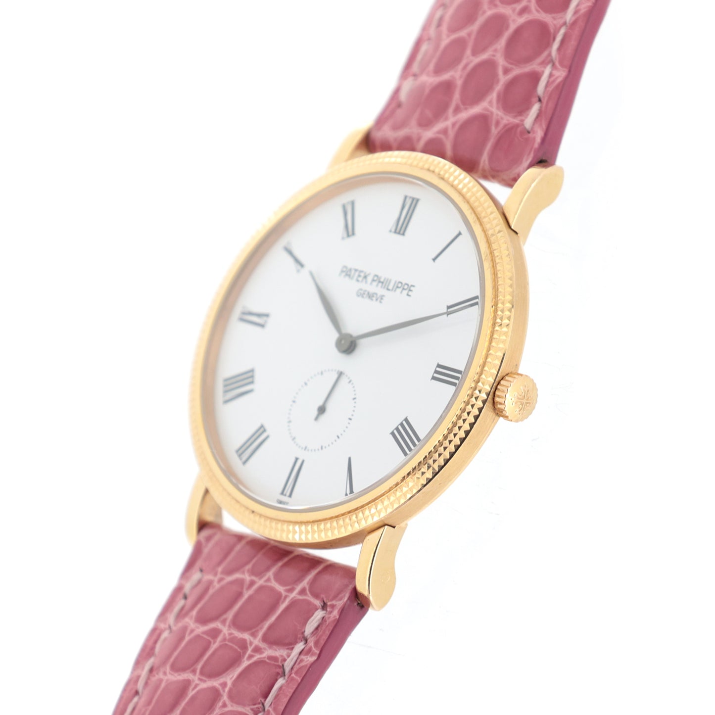 K18PG PATEK PHILIPPE パテックフィリップ  カラトラバ  5119  裏スケ  メンズ 腕時計