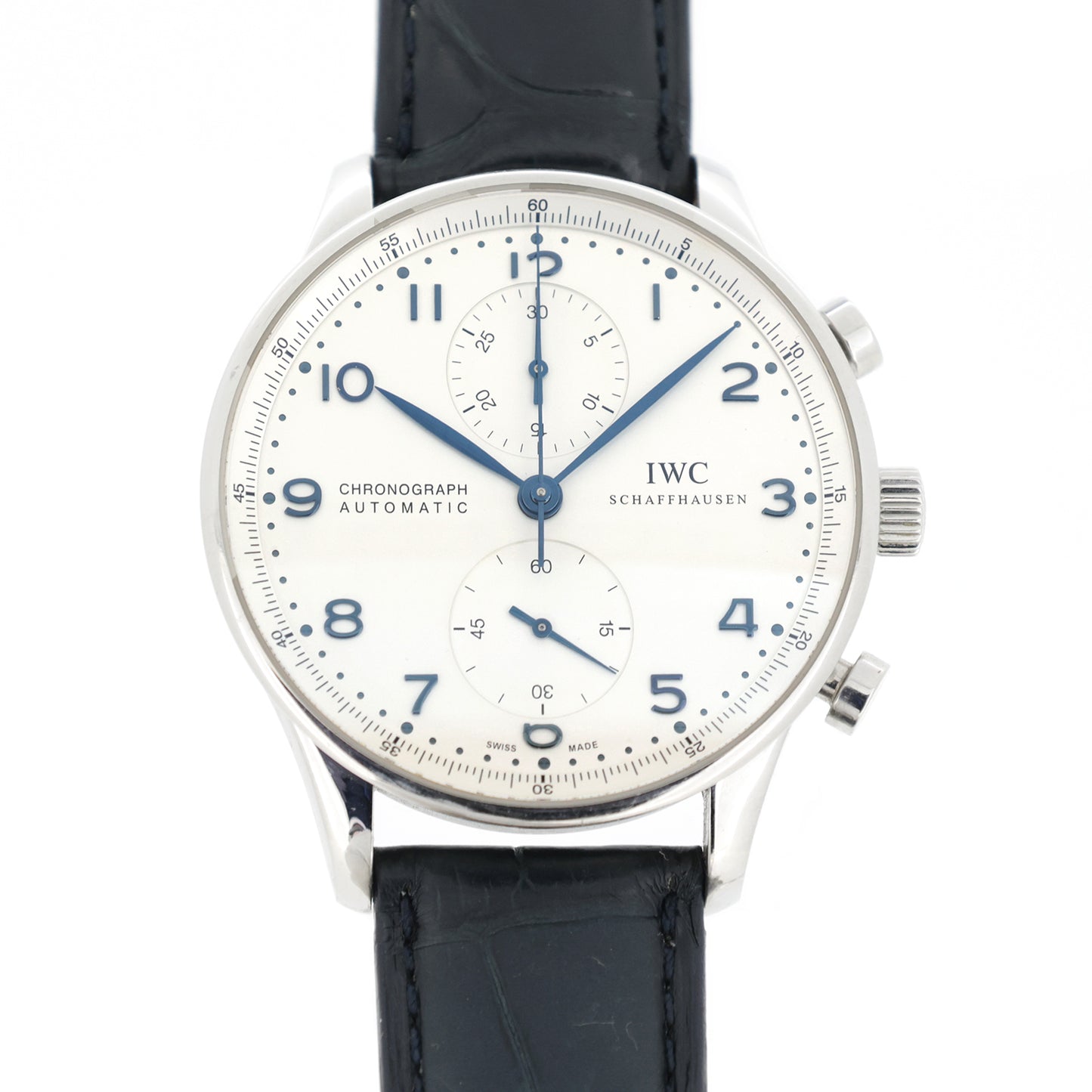 IWC アイダブリュシー  ポルトギーゼ クロノグラフ  IW371446  Dバックル  メンズ 腕時計