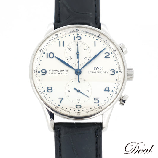 IWC アイダブリュシー  ポルトギーゼ クロノグラフ  IW371446  Dバックル  メンズ 腕時計