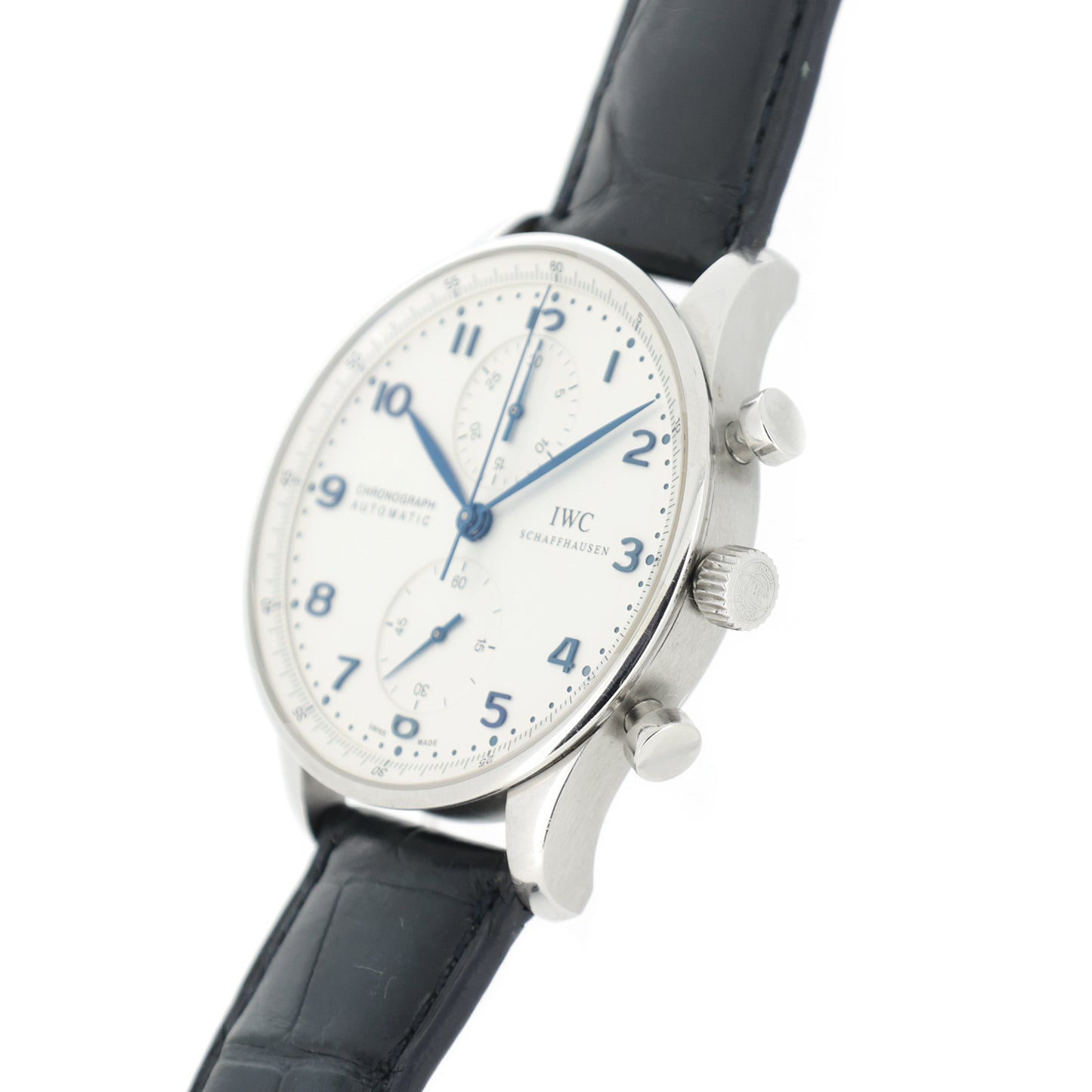 IWC アイダブリュシー  ポルトギーゼ クロノグラフ  IW371446  Dバックル  メンズ 腕時計