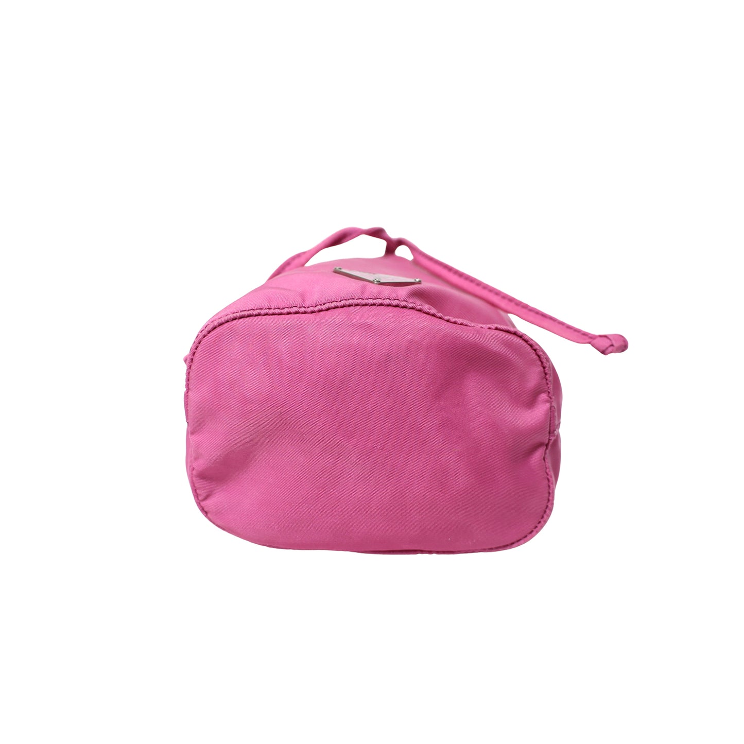 PRADA プラダ ナイロン 巾着 アクセサリーポーチ 1NA369 三角ロゴプレート ピンク レディース ポーチ