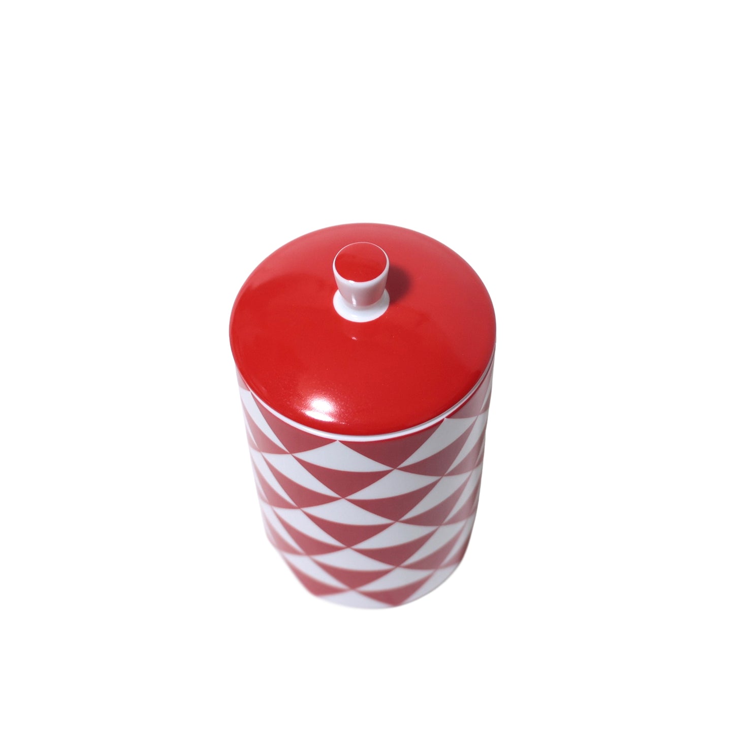 PRADA プラダ アロマキャンドル & キャンドルホルダー トライアングル柄 レッド レディース キャンドル