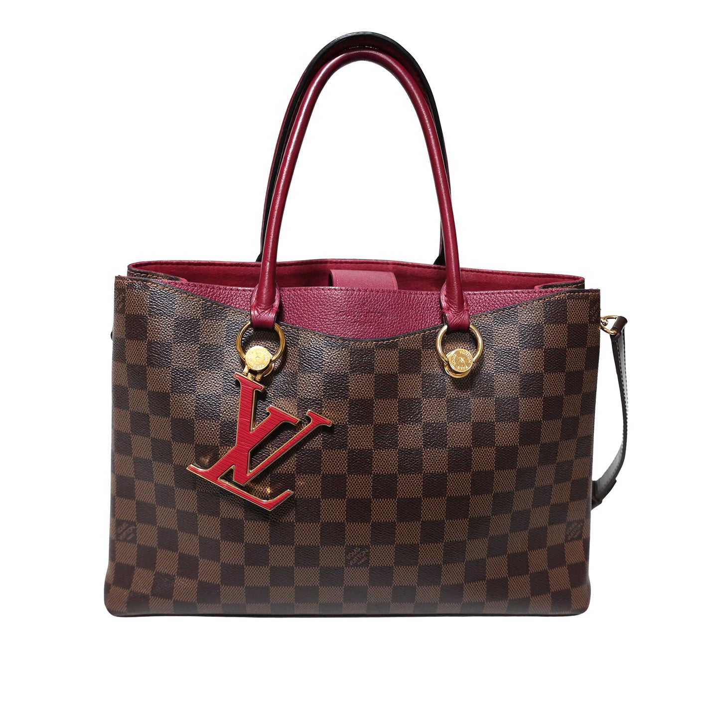 LOUIS VUITTON ルイ・ヴィトン LVリバーサイド ダミエ ショルダーバッグ N40052 レッド レディース トートバッグ
LV