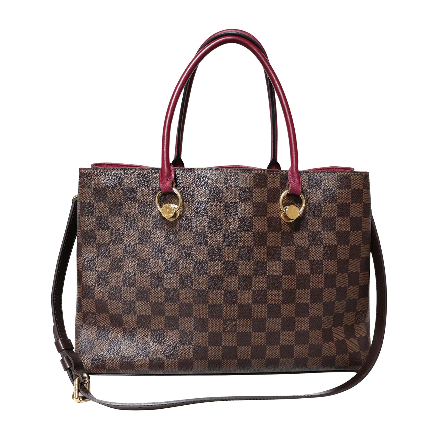 LOUIS VUITTON ルイ・ヴィトン LVリバーサイド ダミエ ショルダーバッグ N40052 レッド レディース トートバッグ
LV