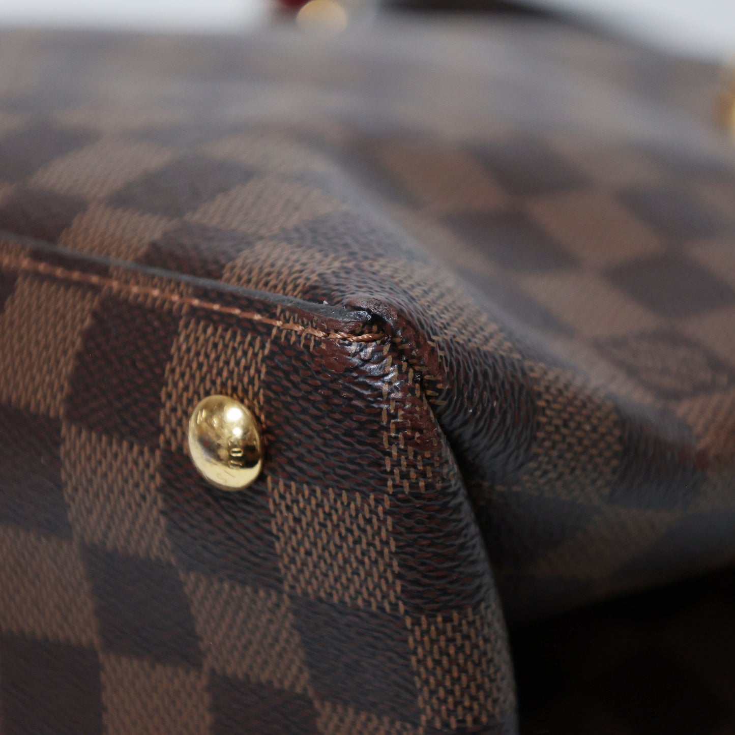 LOUIS VUITTON ルイ・ヴィトン LVリバーサイド ダミエ ショルダーバッグ N40052 レッド レディース トートバッグ
LV