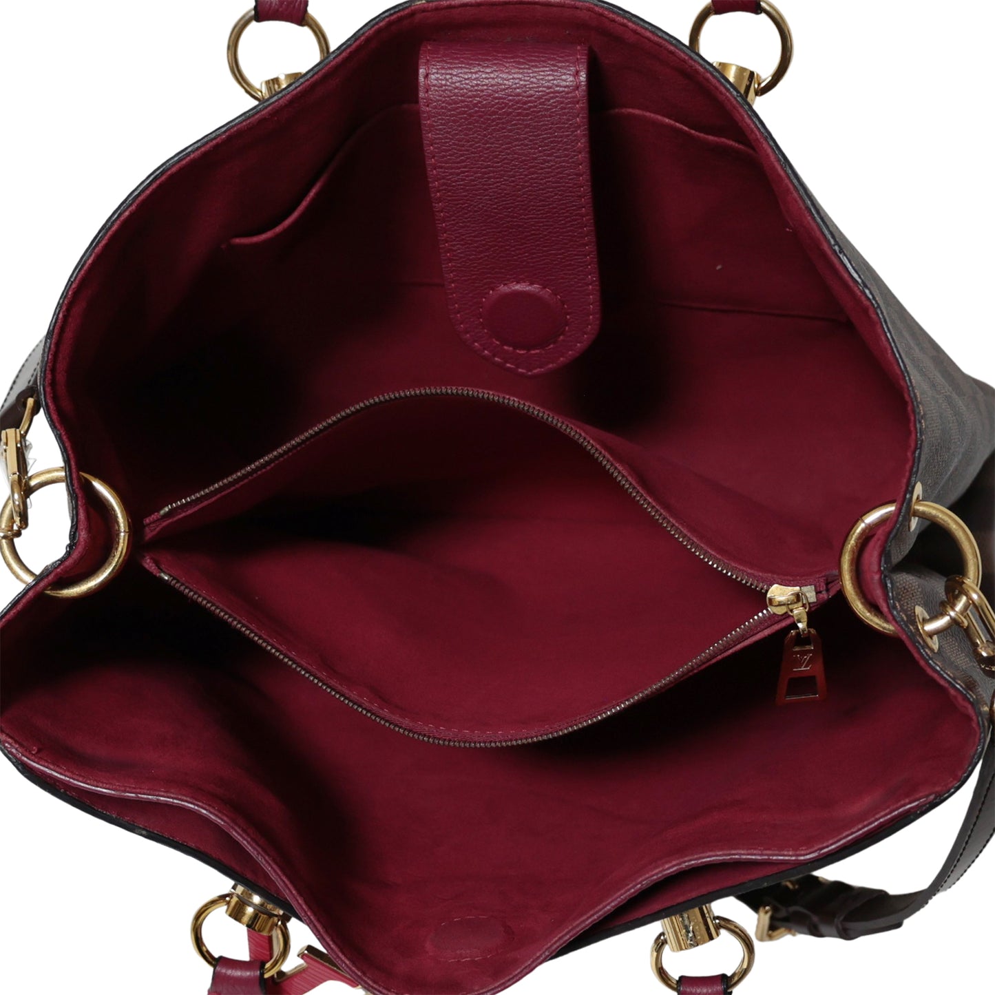 LOUIS VUITTON ルイ・ヴィトン LVリバーサイド ダミエ ショルダーバッグ N40052 レッド レディース トートバッグ
LV