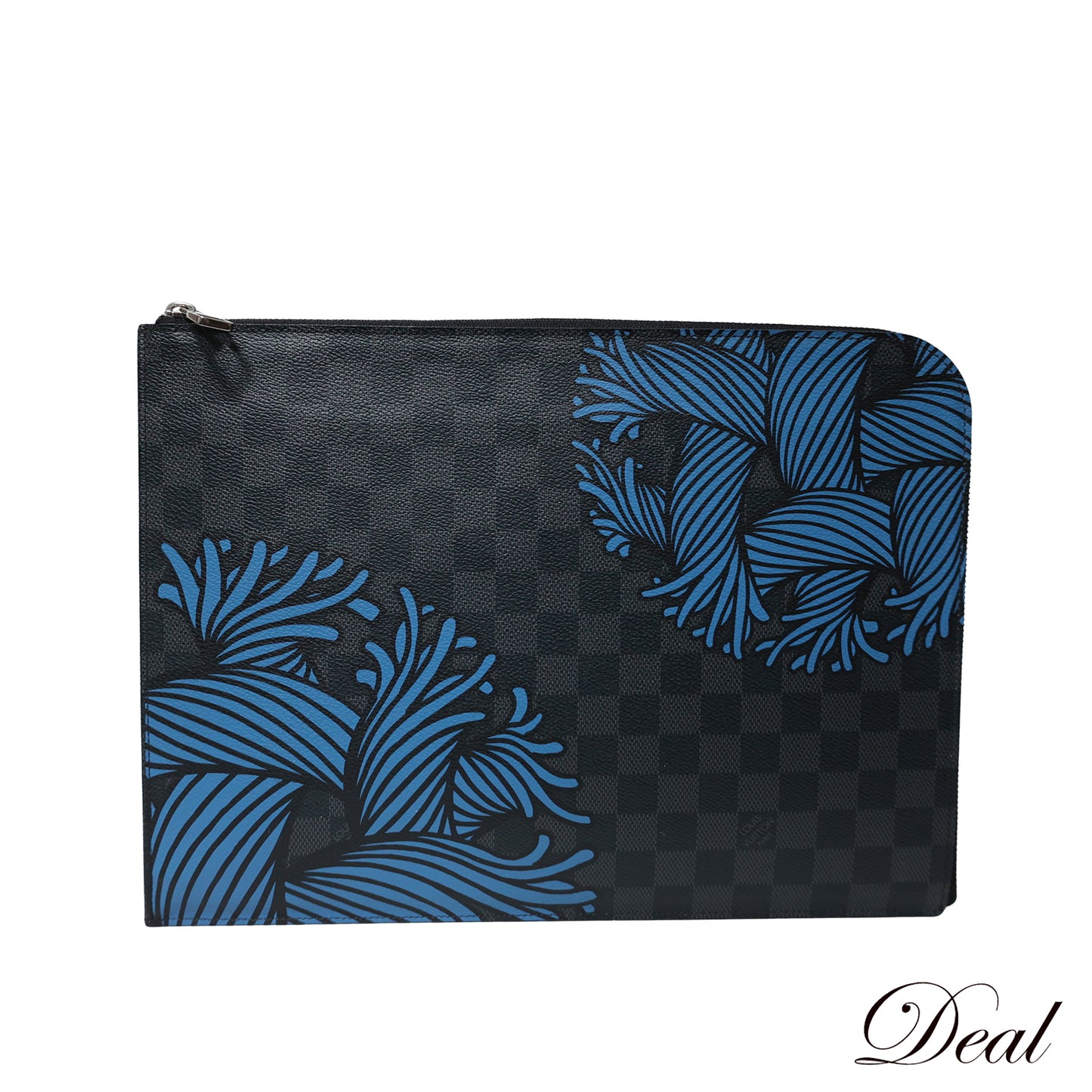 美品 LOUIS VUITTON ルイ・ヴィトン ポシェットジュールGM クリストファーネメス N41685 ダミエ グラフィット セカンドバッグ ブラック メンズ クラッチバッグ
LV