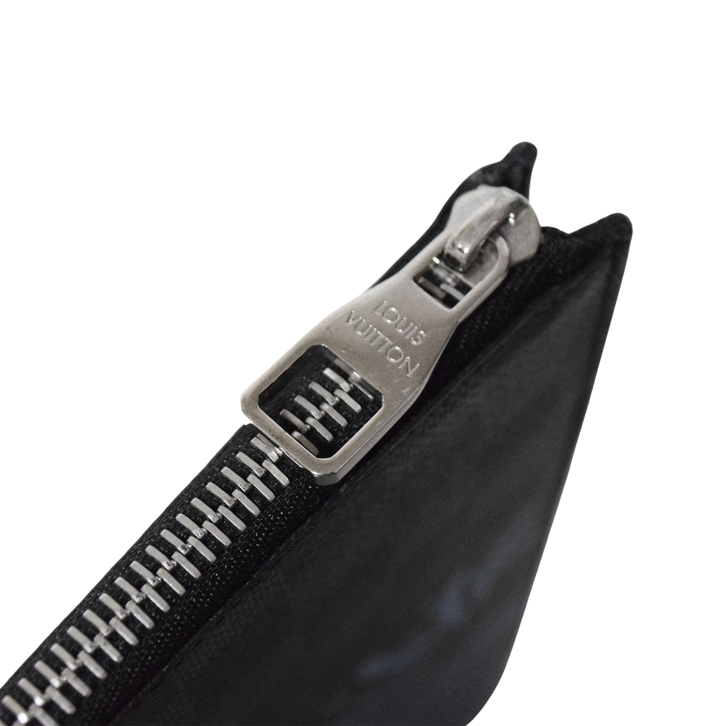 美品 LOUIS VUITTON ルイ・ヴィトン ポシェットジュールGM クリストファーネメス N41685 ダミエ グラフィット セカンドバッグ ブラック メンズ クラッチバッグ
LV