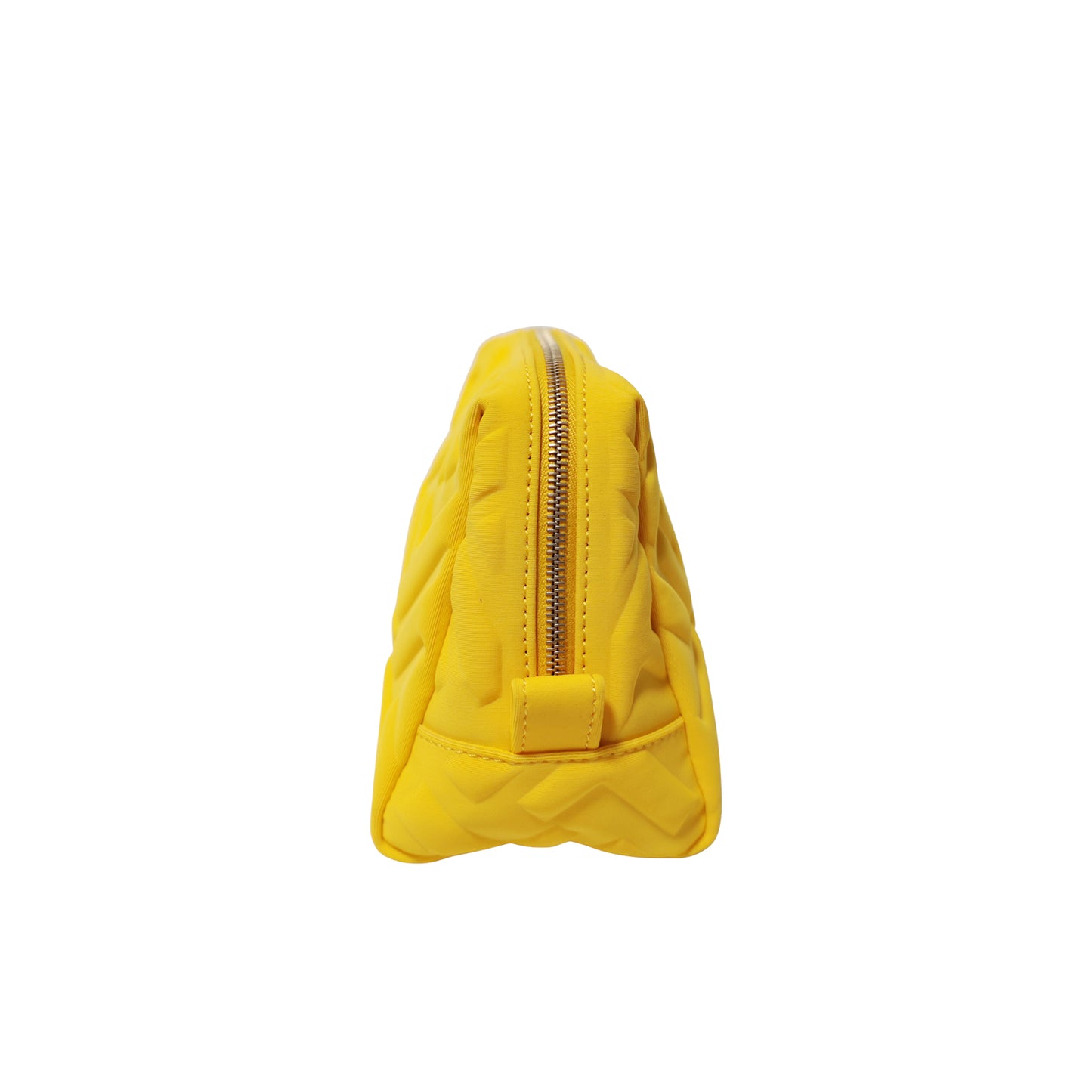 FENDI 펜디 FF 주카 엠보스 패브릭 8N0172 옐로 여성 화장품 파우치
