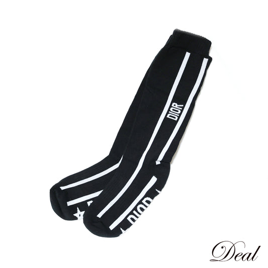 未使用 保管品 DIOR ディオール ソックス S 25SOD500L200 The Next Era ブラック レディース 靴下