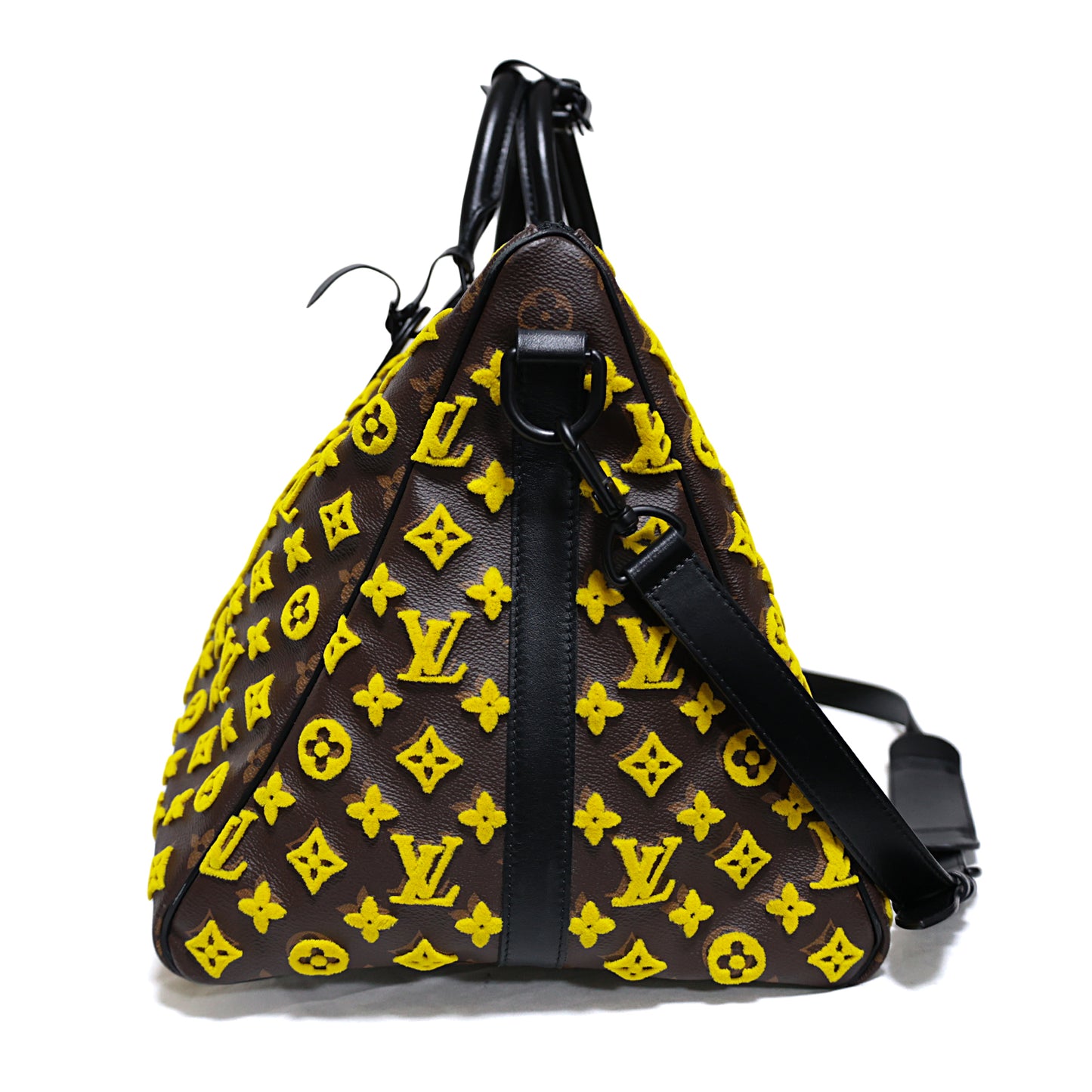 LOUIS VUITTON ルイ・ヴィトン  キーポル トリアングル50  M45069  モノグラムタフタージュ  ブラウン  メンズ ボストンバッグ
LV