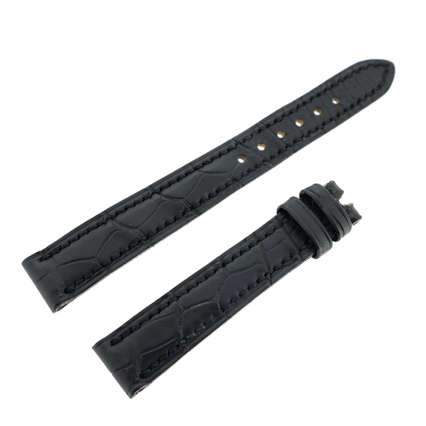 Harry Winston ハリーウィンストン  純正 レザーベルト 黒  ブラック  レディース 時計ベルト