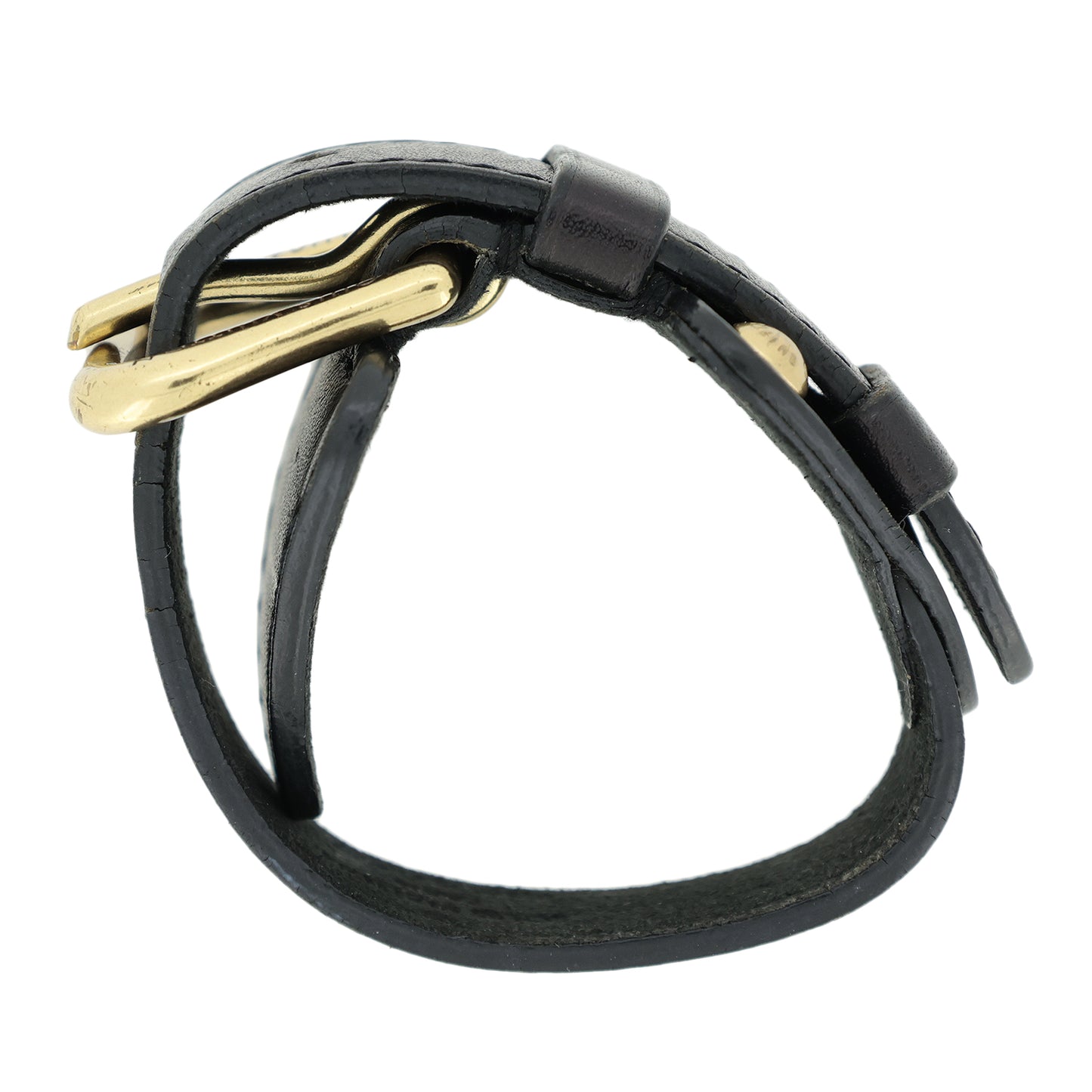 LOUIS VUITTON ルイ・ヴィトン ブラスレ テダGM M92480 ゴールド金具 バングル ブラック レディース ブレスレット
LV