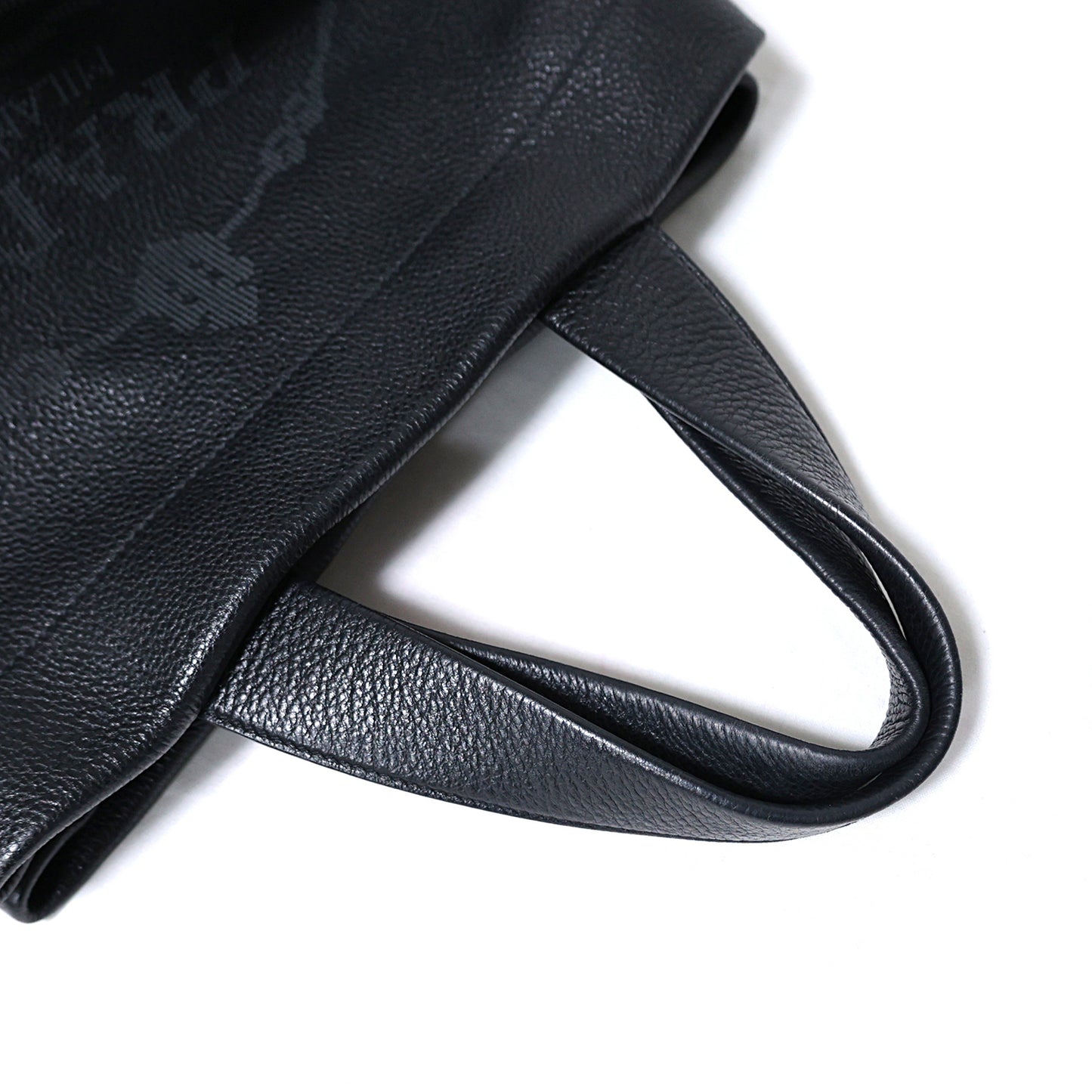 PRADA Prada Punching Logo Medium Tote Bag 1BG384 Black Women's