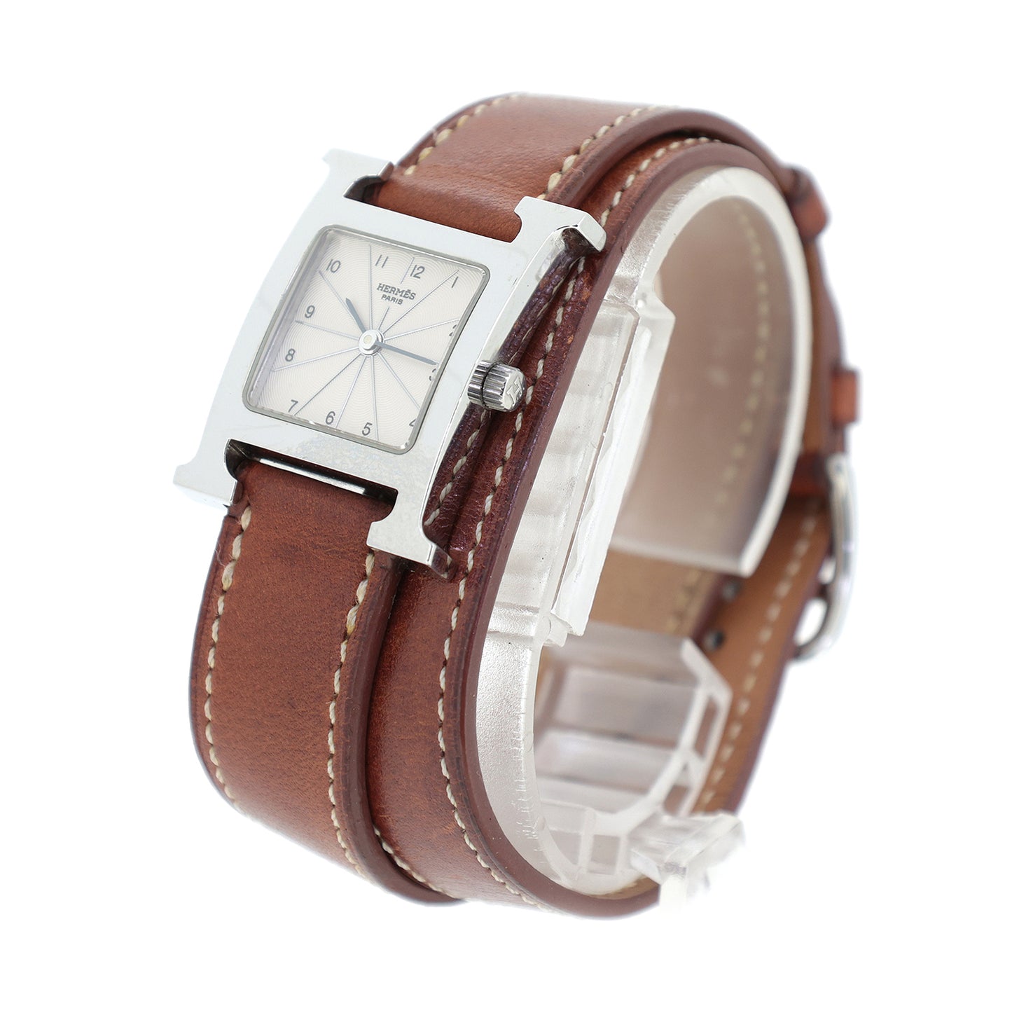 HERMES エルメス  Hウォッチ  HH1.210  2重巻きベルト  レディース 腕時計