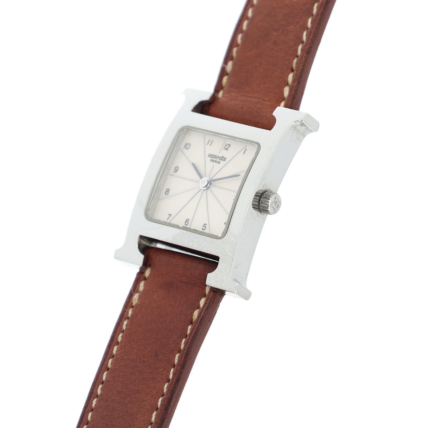 HERMES エルメス  Hウォッチ  HH1.210  2重巻きベルト  レディース 腕時計