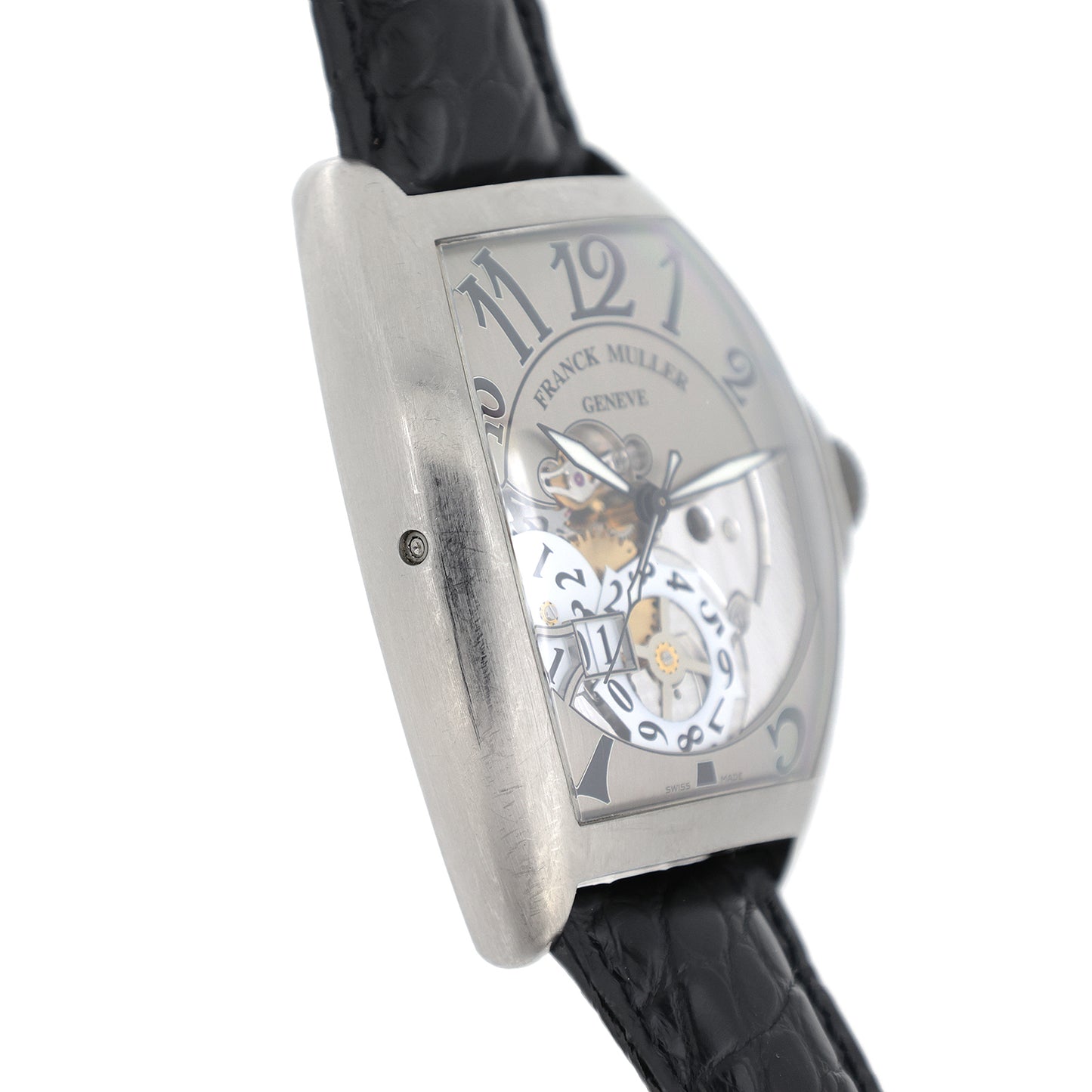 FRANCK MULLER フランクミュラー トノーカーベックス グランドデイト 8080SCGDFO メンズ 腕時計