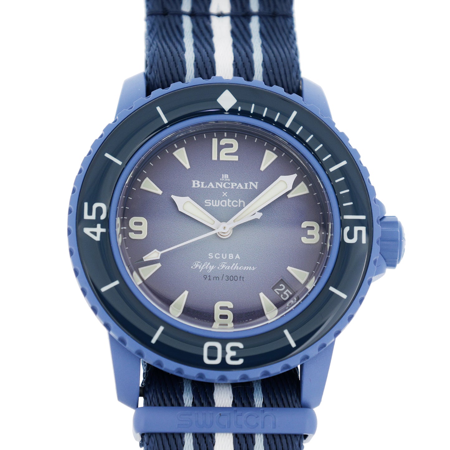 BLANCPAIN×swatch ブランパン×スウォッチ  フィフティファゾムス アークテックオーシャン  S035A100  メンズ 腕時計