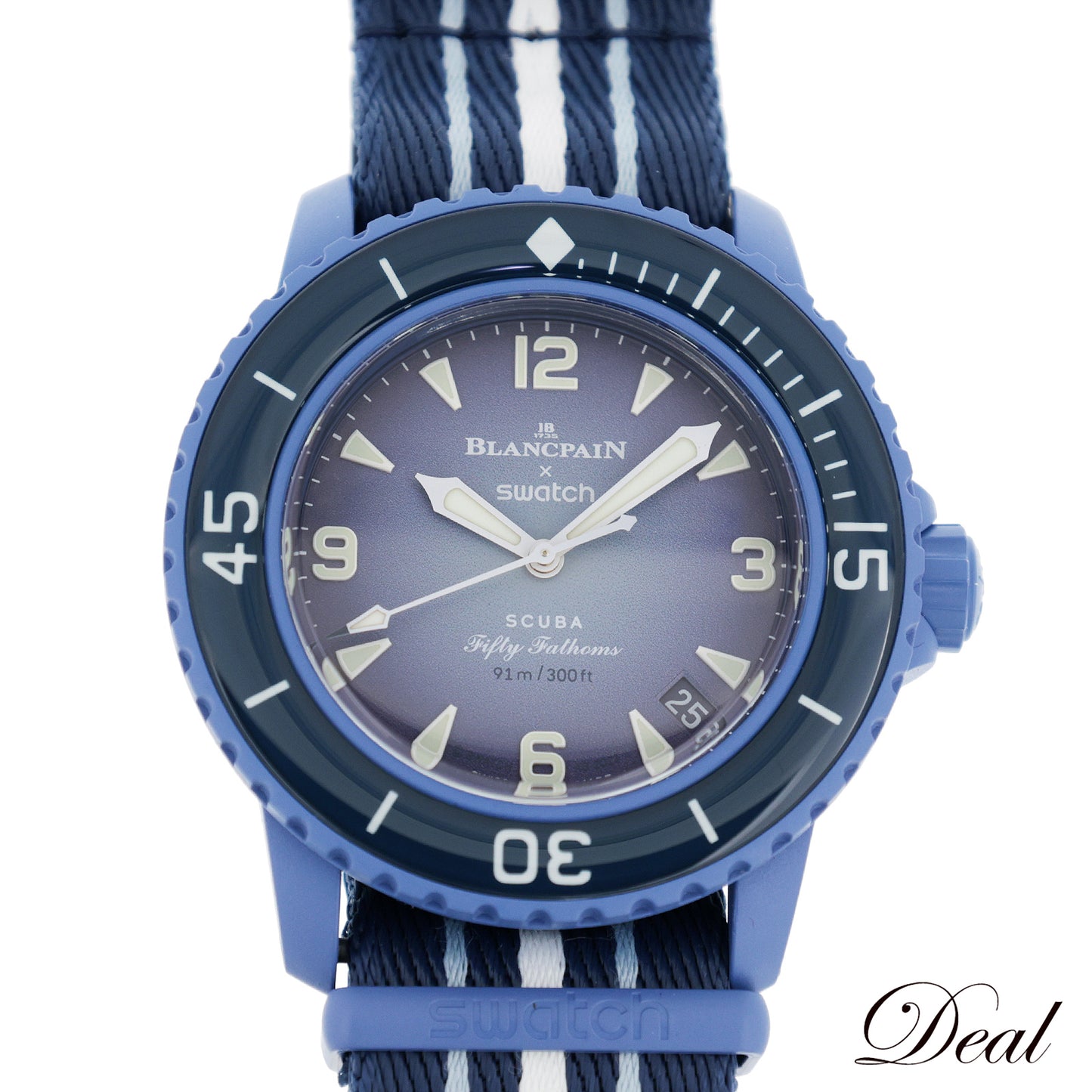 BLANCPAIN×swatch ブランパン×スウォッチ  フィフティファゾムス アークテックオーシャン  S035A100  メンズ 腕時計