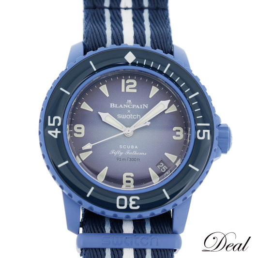 BLANCPAIN×swatch ブランパン×スウォッチ  フィフティファゾムス アークテックオーシャン  S035A100  メンズ 腕時計