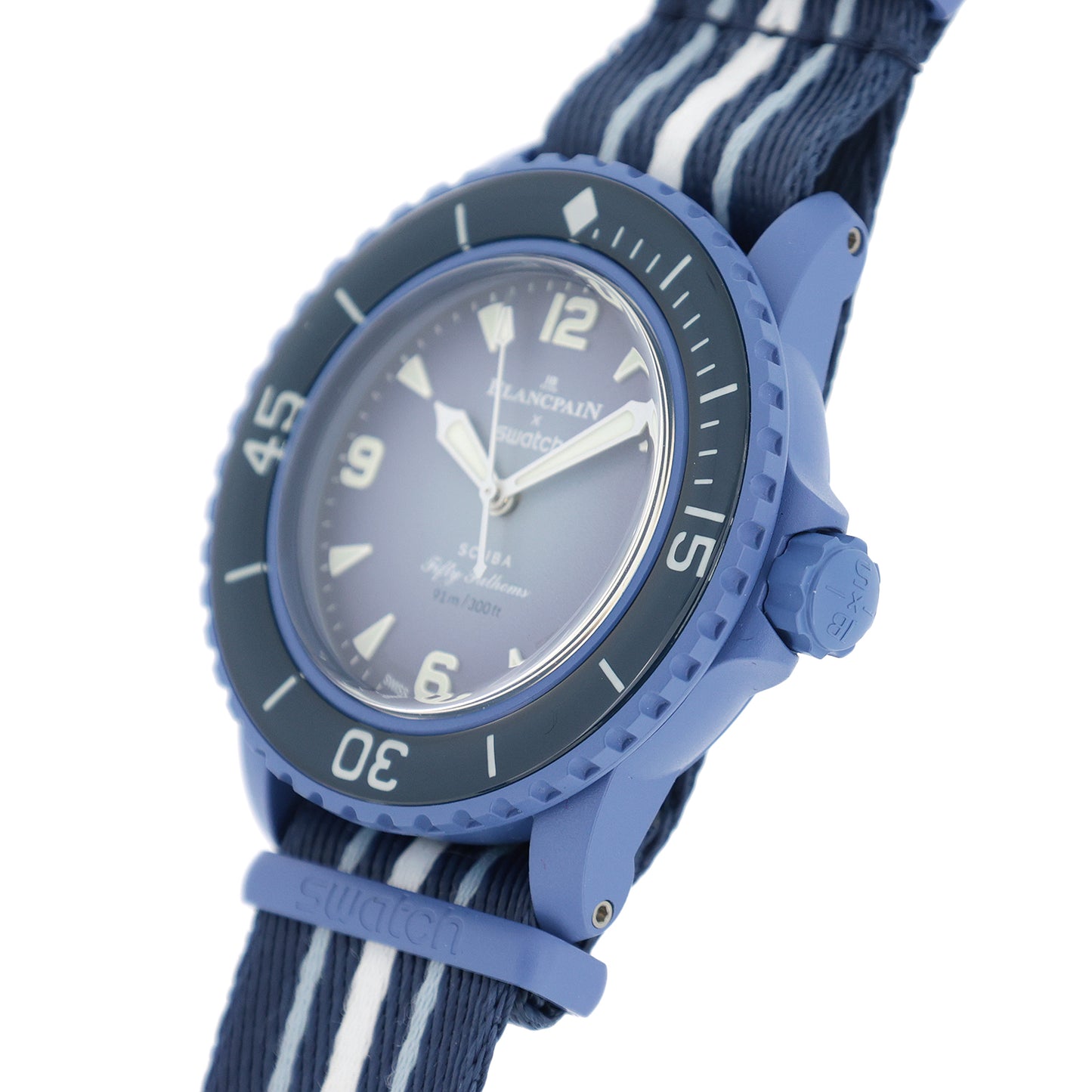 BLANCPAIN×swatch ブランパン×スウォッチ  フィフティファゾムス アークテックオーシャン  S035A100  メンズ 腕時計