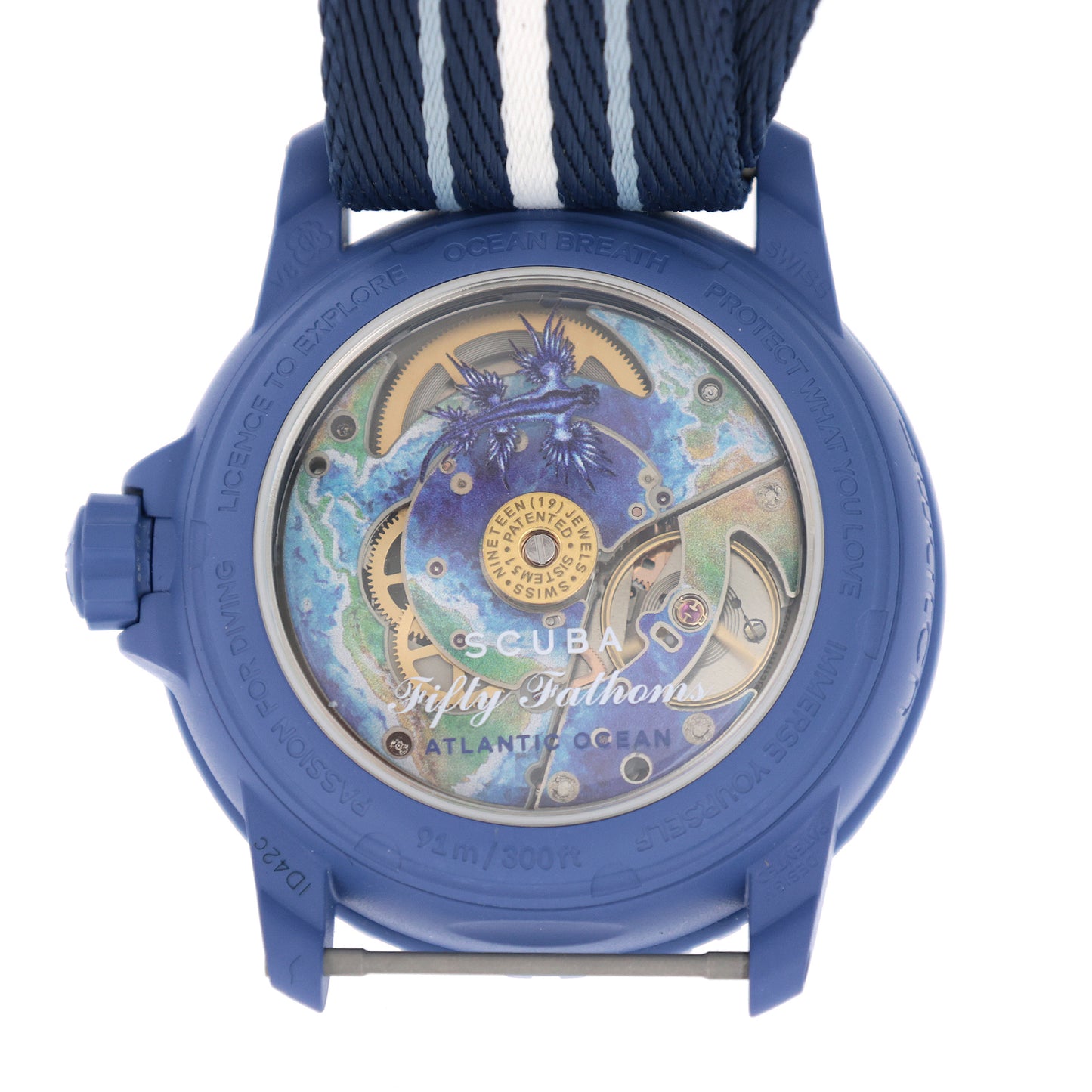 BLANCPAIN×swatch ブランパン×スウォッチ  フィフティファゾムス アークテックオーシャン  S035A100  メンズ 腕時計