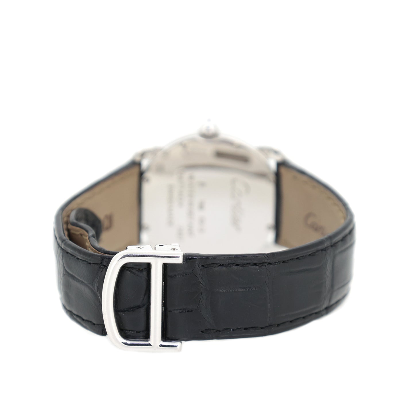 K18WG ベゼルダイヤ Cartier カルティエ ロンド ルイ カルティエ SM WR000251 レディース 腕時計