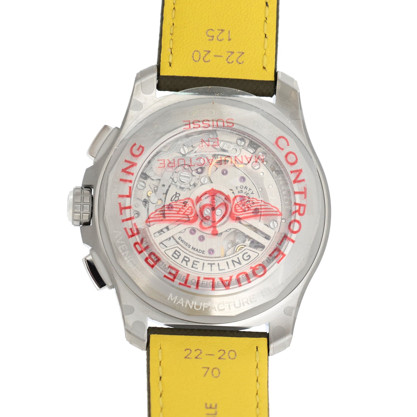 未使用 保管品 BREITLING ブライトリング アベンジャー B01 クロノグラフ 44 AB0147101L1X1 グリーン メンズ 腕時計