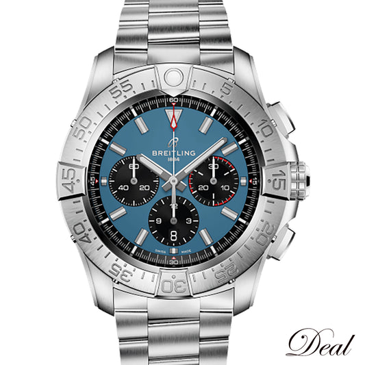 未使用 保管品 BREITLING ブライトリング スーパーアベンジャー B01 クロノグラフ 46 EB0148101C1E1 ブルー メンズ 腕時計