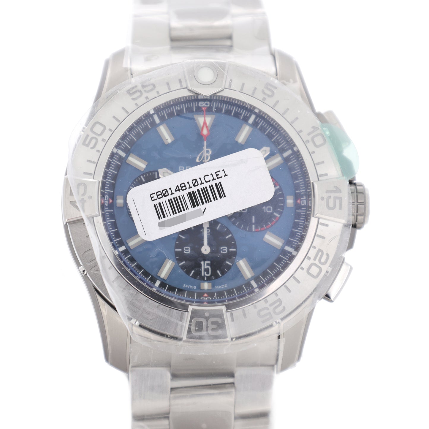未使用 保管品 BREITLING ブライトリング スーパーアベンジャー B01 クロノグラフ 46 EB0148101C1E1 ブルー メンズ 腕時計