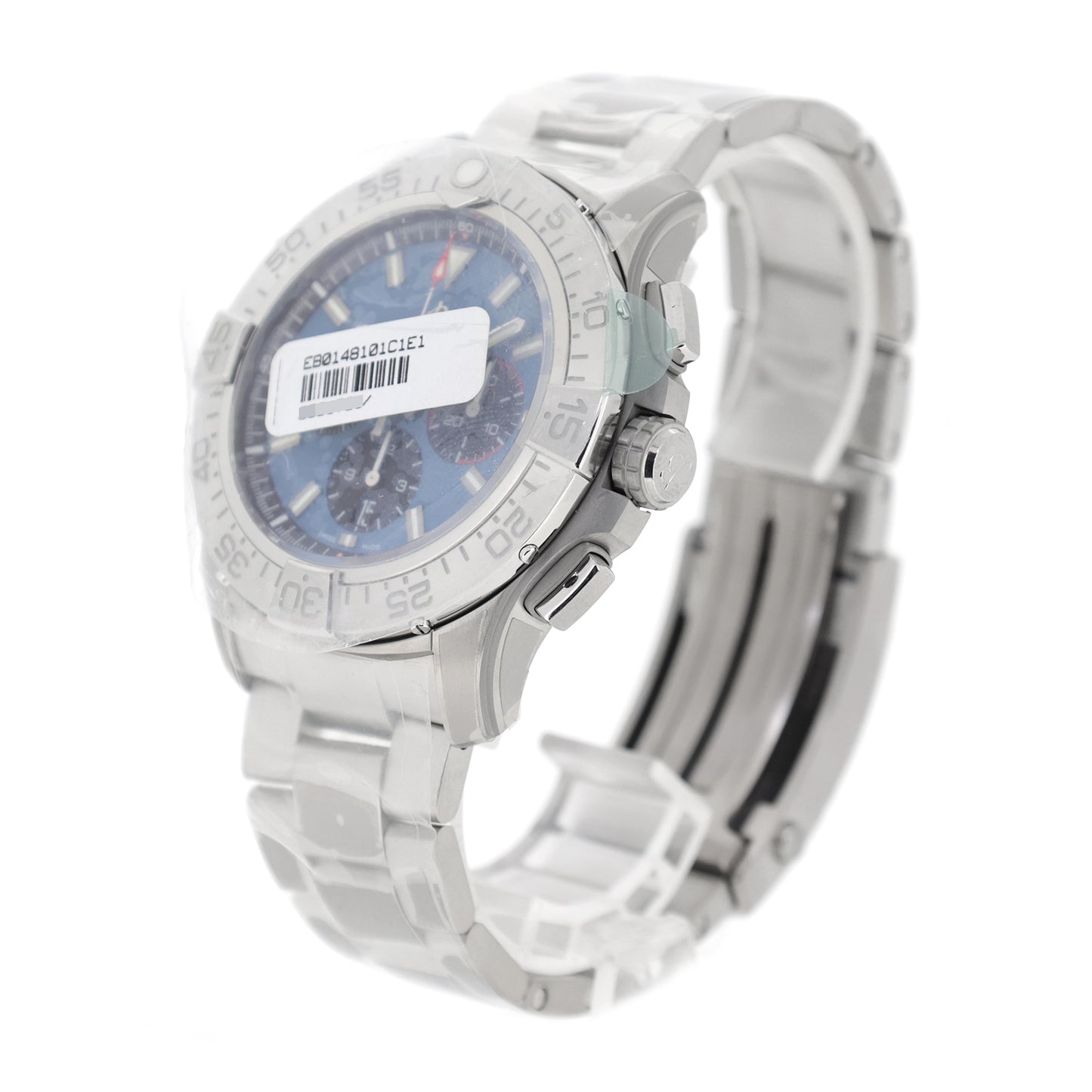 未使用 保管品 BREITLING ブライトリング スーパーアベンジャー B01 クロノグラフ 46 EB0148101C1E1 ブルー メンズ 腕時計