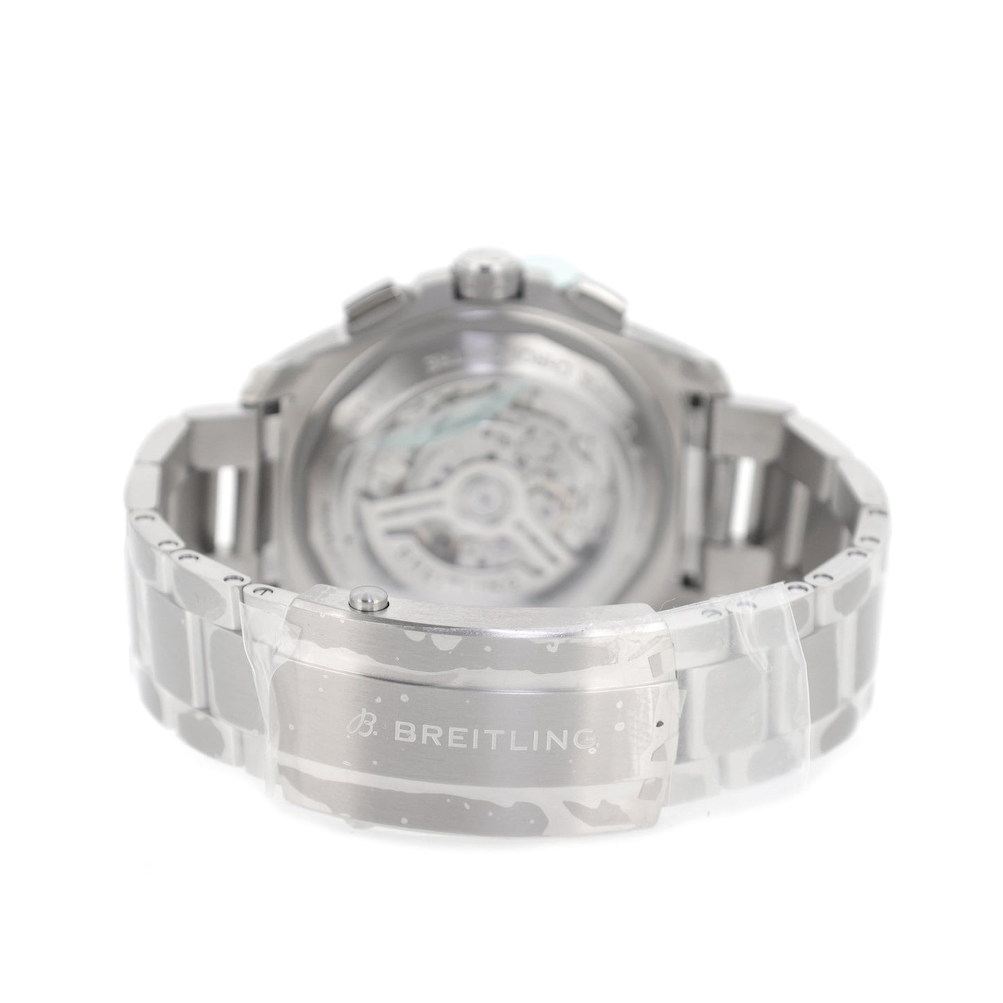 未使用 保管品 BREITLING ブライトリング スーパーアベンジャー B01 クロノグラフ 46 EB0148101C1E1 ブルー メンズ 腕時計