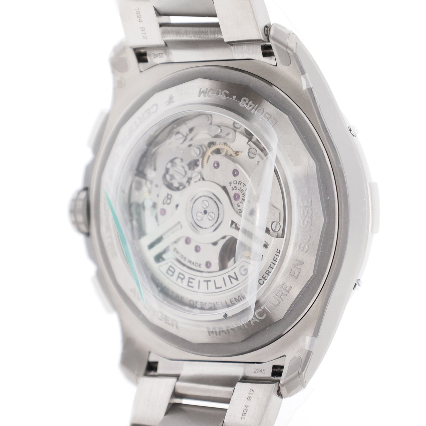 未使用 保管品 BREITLING ブライトリング スーパーアベンジャー B01 クロノグラフ 46 EB0148101C1E1 ブルー メンズ 腕時計