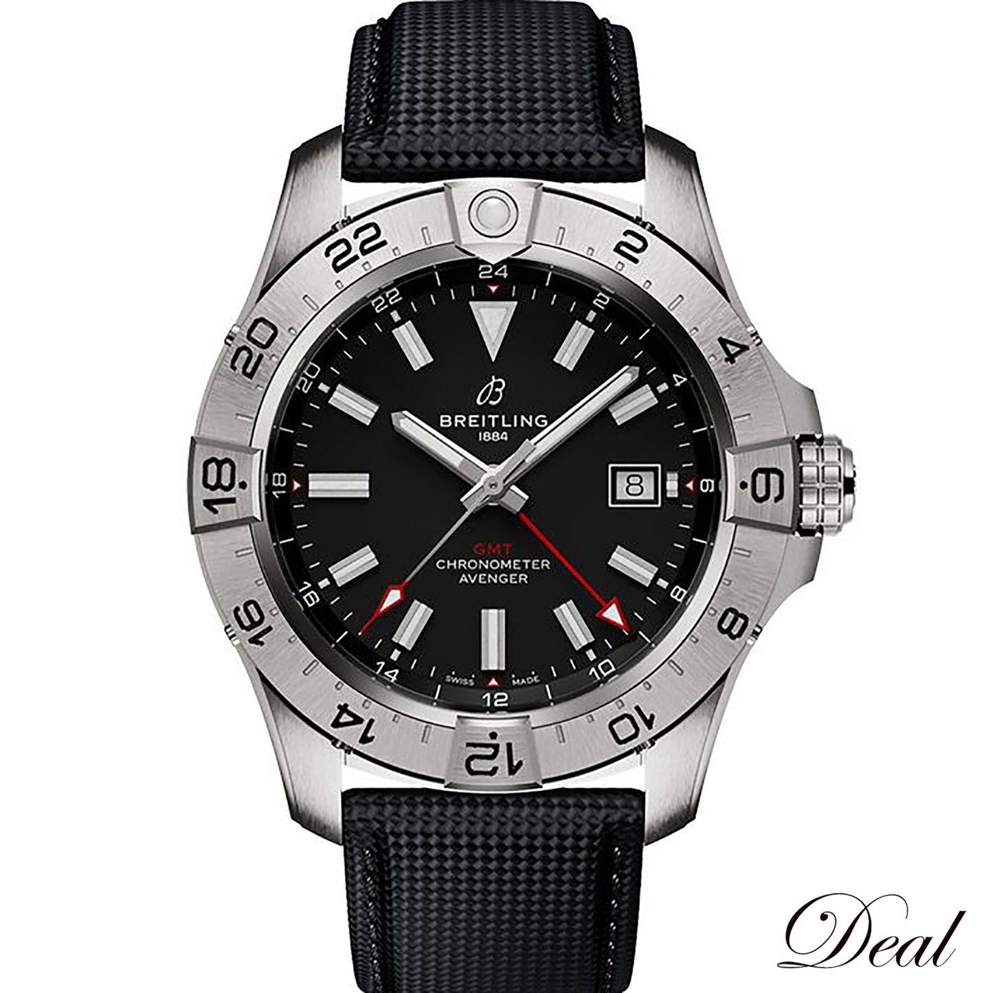 未使用 保管品 BREITLING ブライトリング アベンジャー オートマチック GMT 44 A32320101B1X1 メンズ 腕時計