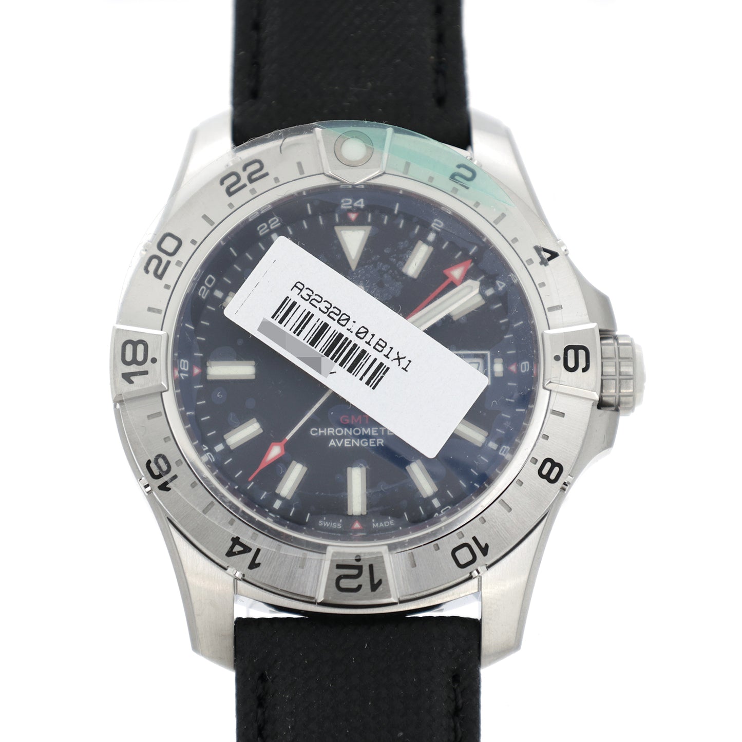 未使用 保管品 BREITLING ブライトリング アベンジャー オートマチック GMT 44 A32320101B1X1 メンズ 腕時計