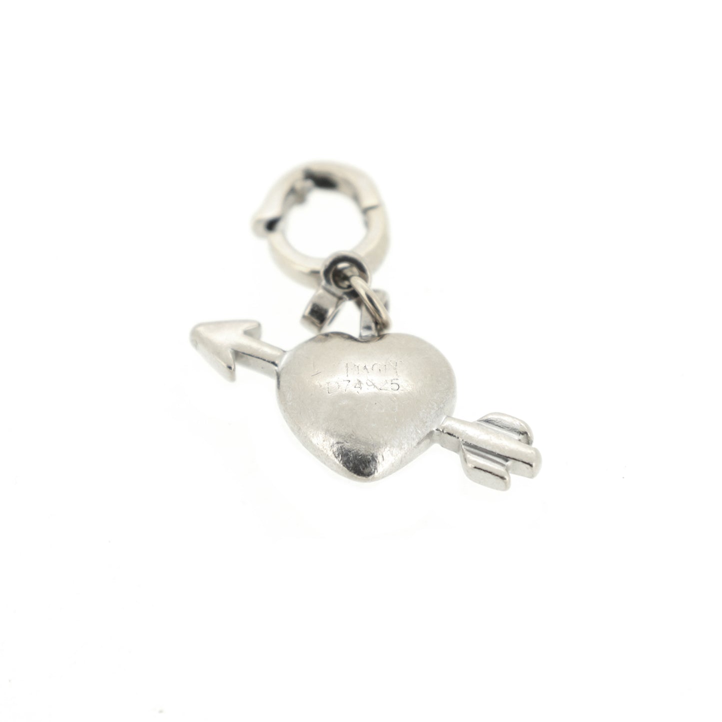 PIAGET Piaget Heart K18WG Diamond G30J0012 Silver Women's Pendant Top