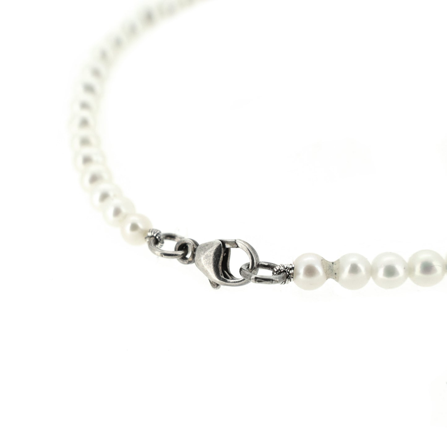 TIFFANY&Co. ティファニー  リターントゥティファニー ハートタグミニ Sv925 淡水パール  ホワイト  レディース ブレスレット