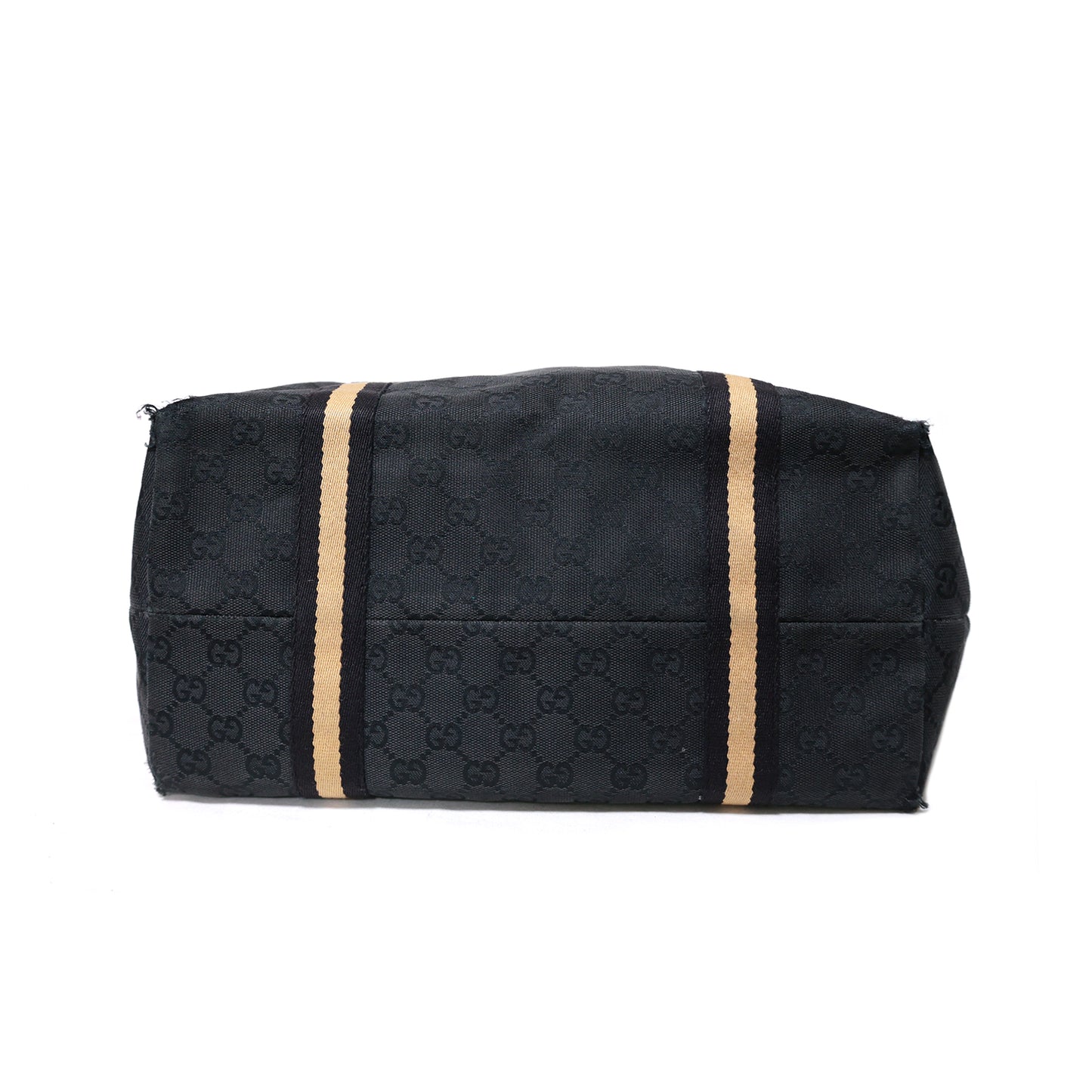 GUCCI グッチ  GGキャンバス シェリーライン チャーム 黒  139260002214  ブラック  レディース トートバッグ