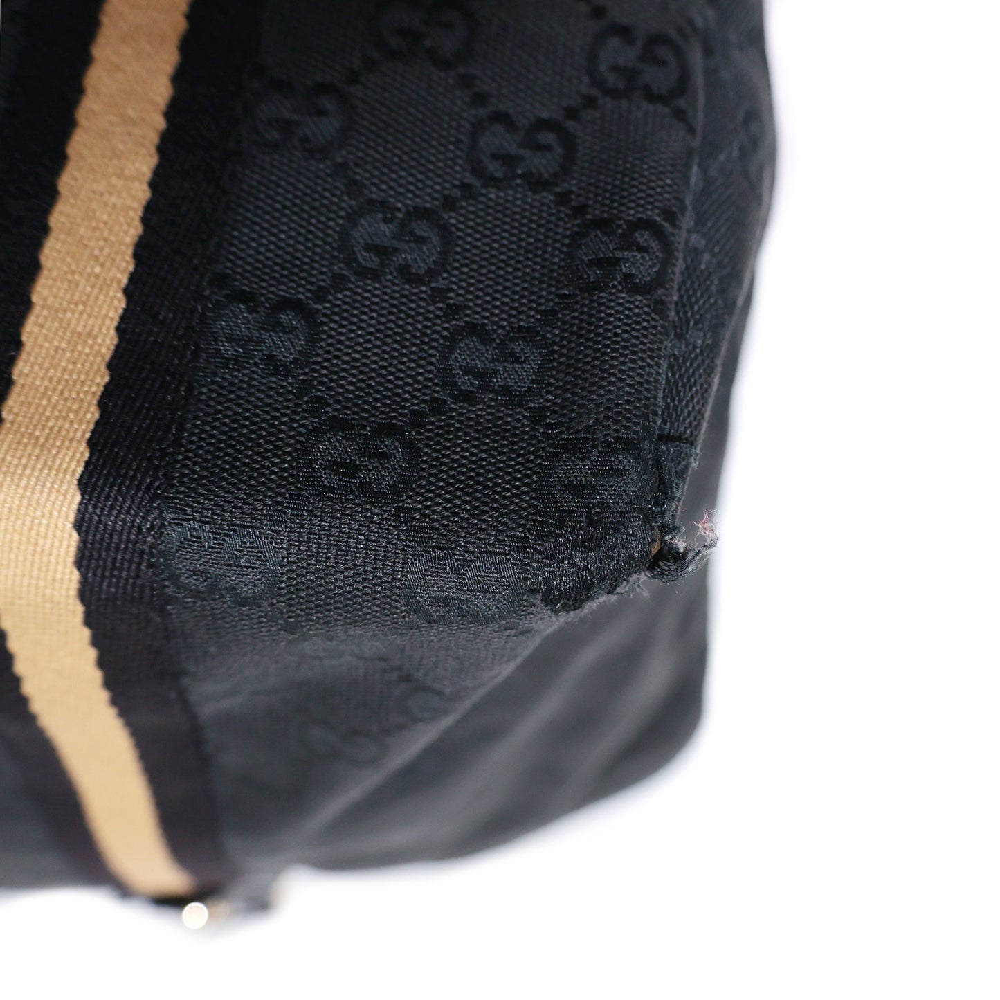 GUCCI グッチ  GGキャンバス シェリーライン チャーム 黒  139260002214  ブラック  レディース トートバッグ