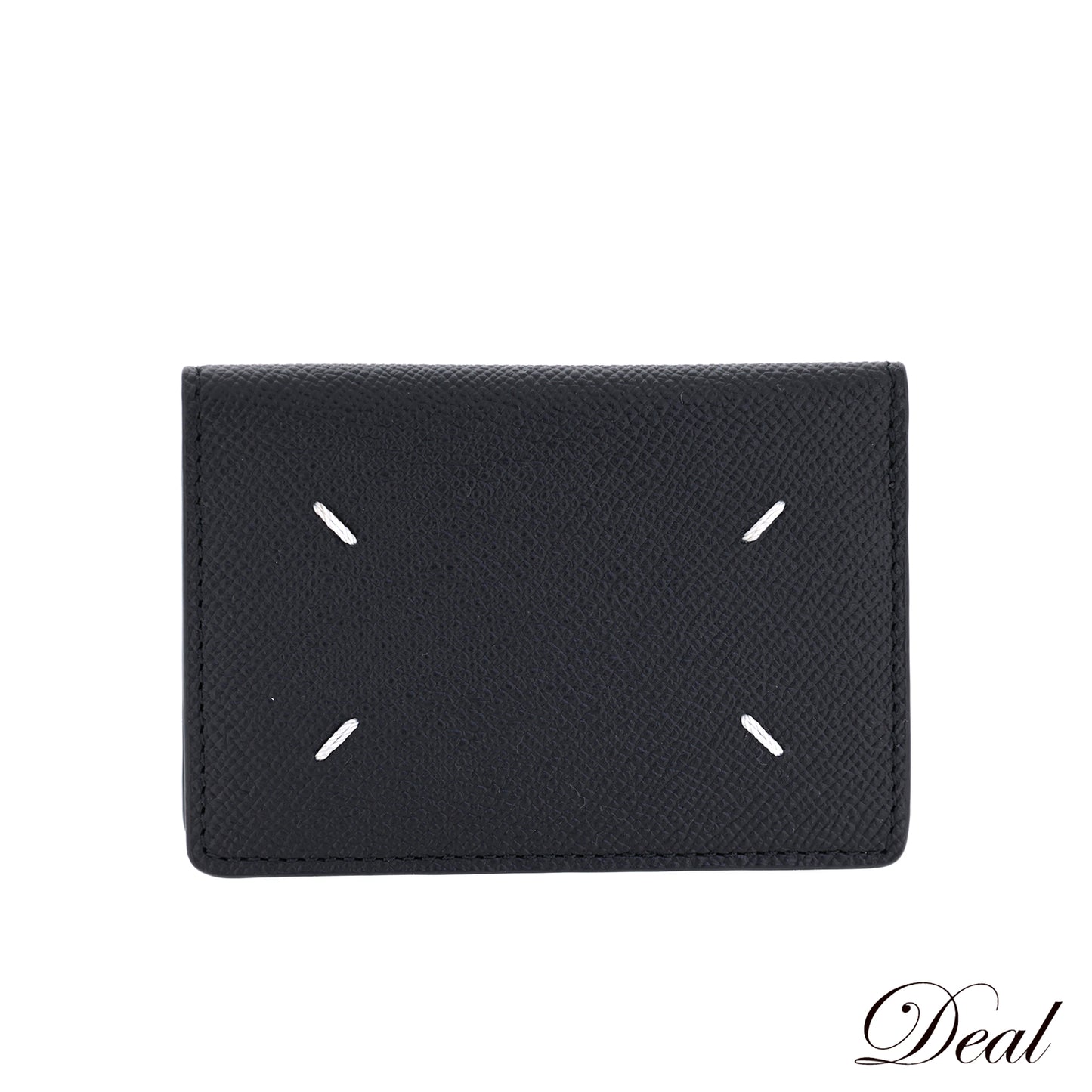 未使用 保管品 Maison Margiela メゾンマルジェラ 4ステッチ S55UI0203 ブラック メンズ カードケース