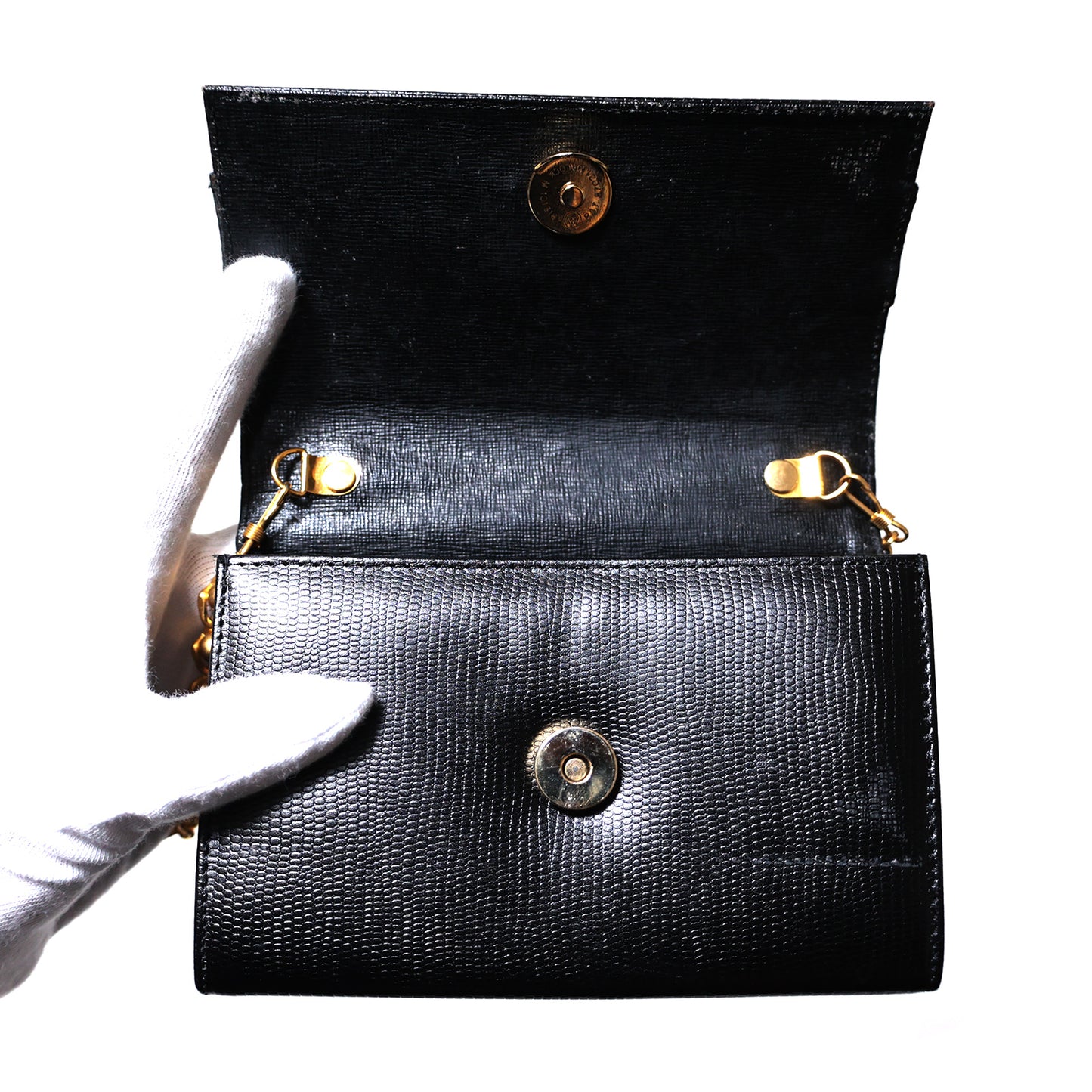 Salvatore Ferragamo サルヴァトーレ フェラガモ ヴァラ リボン チェーンショルダー 3WAY ブラック ブラック レディース ショルダーバッグ