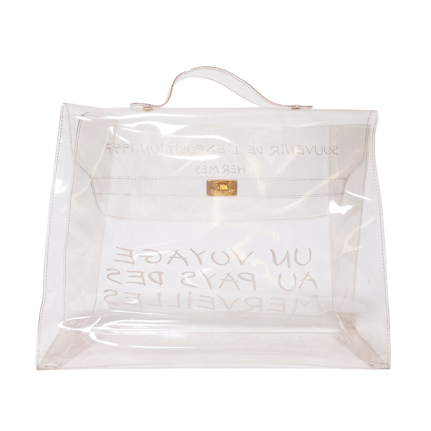 HERMES エルメス  ビニールケリー クリア  クリア  レディース ハンドバッグ