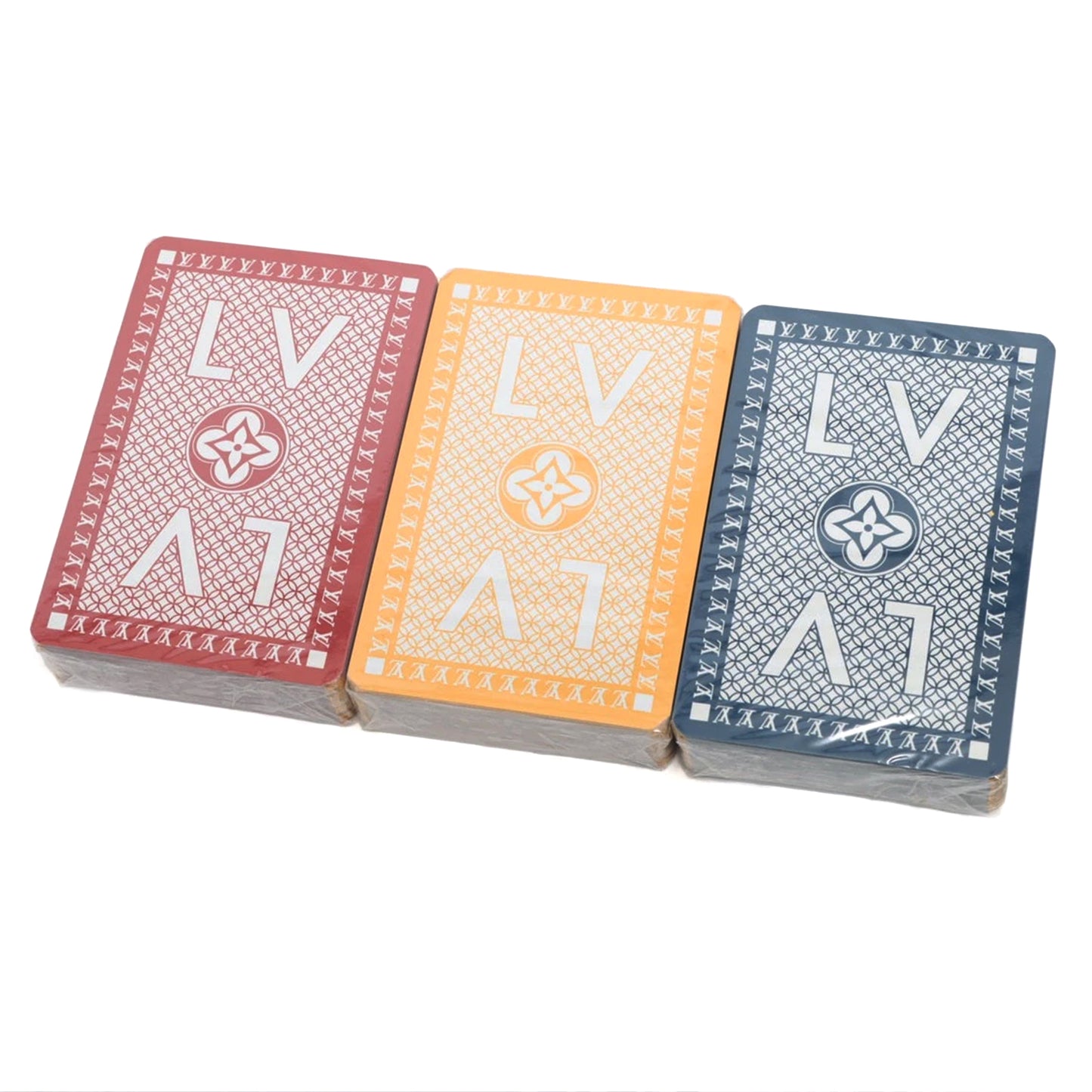 未開封 保管品 LOUIS VUITTON ルイ・ヴィトン カルト・トワ・ジュー トランプセット M65460 3色セット ユニセックス マルチカラー レディース カードゲーム
LV