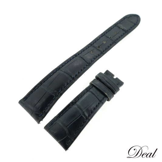 PATEK PHILIPPE パテックフィリップ 純正 レザーベルト 紺 ネイビー メンズ 時計ベルト