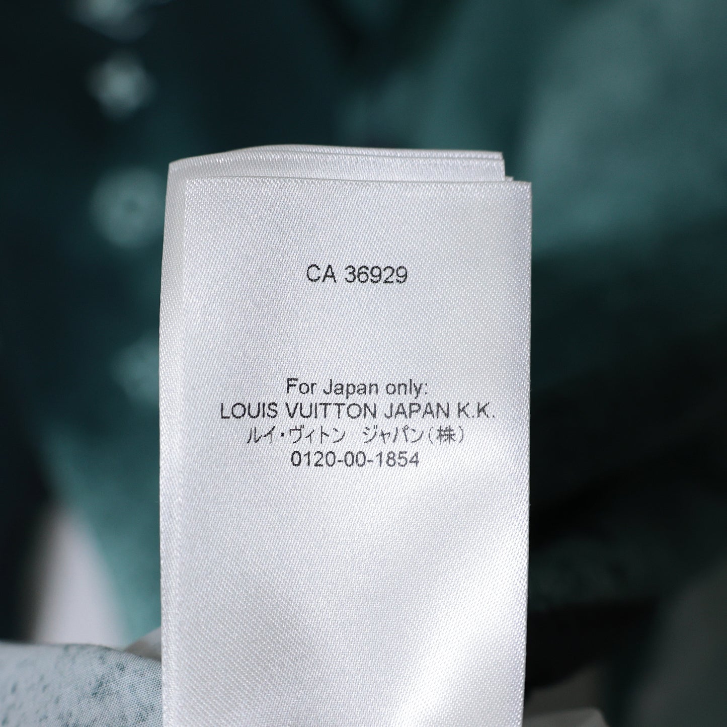 Unused, stored item. LOUIS VUITTON (Louis Vuitton) 23SS Monogram Graphic RM231M TA4HOS15W XL Green Men's Long-Sleeve Shirt
 LV