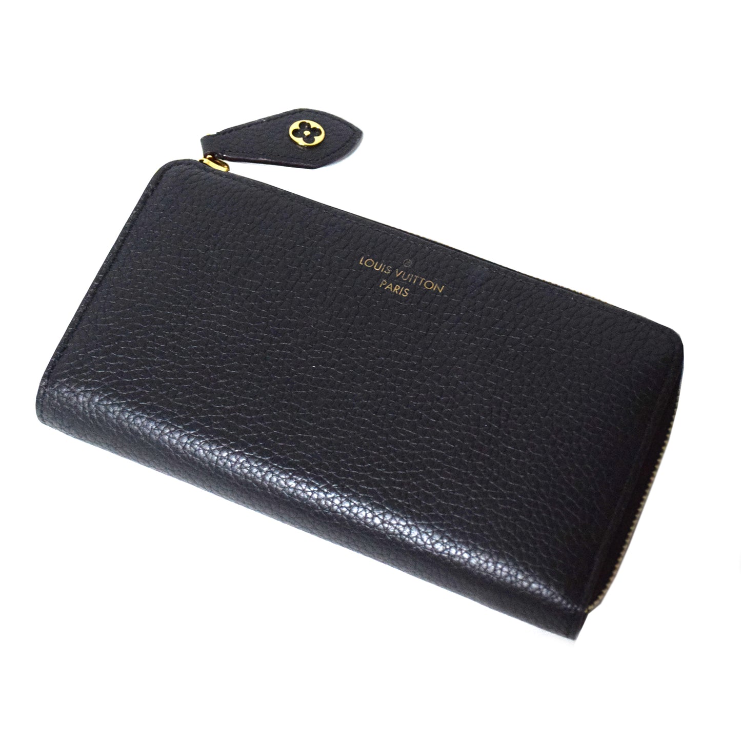 LOUIS VUITTON, Louis Vuitton, Portefeuille Comet, M63102, Trilion Leather, Black, Women's Long Wallet
 LV