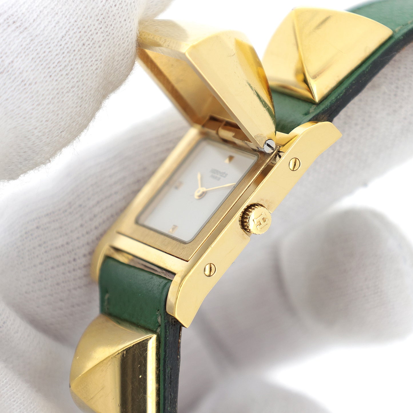 HERMES (Hermes) Medor White Dial Women's Watch