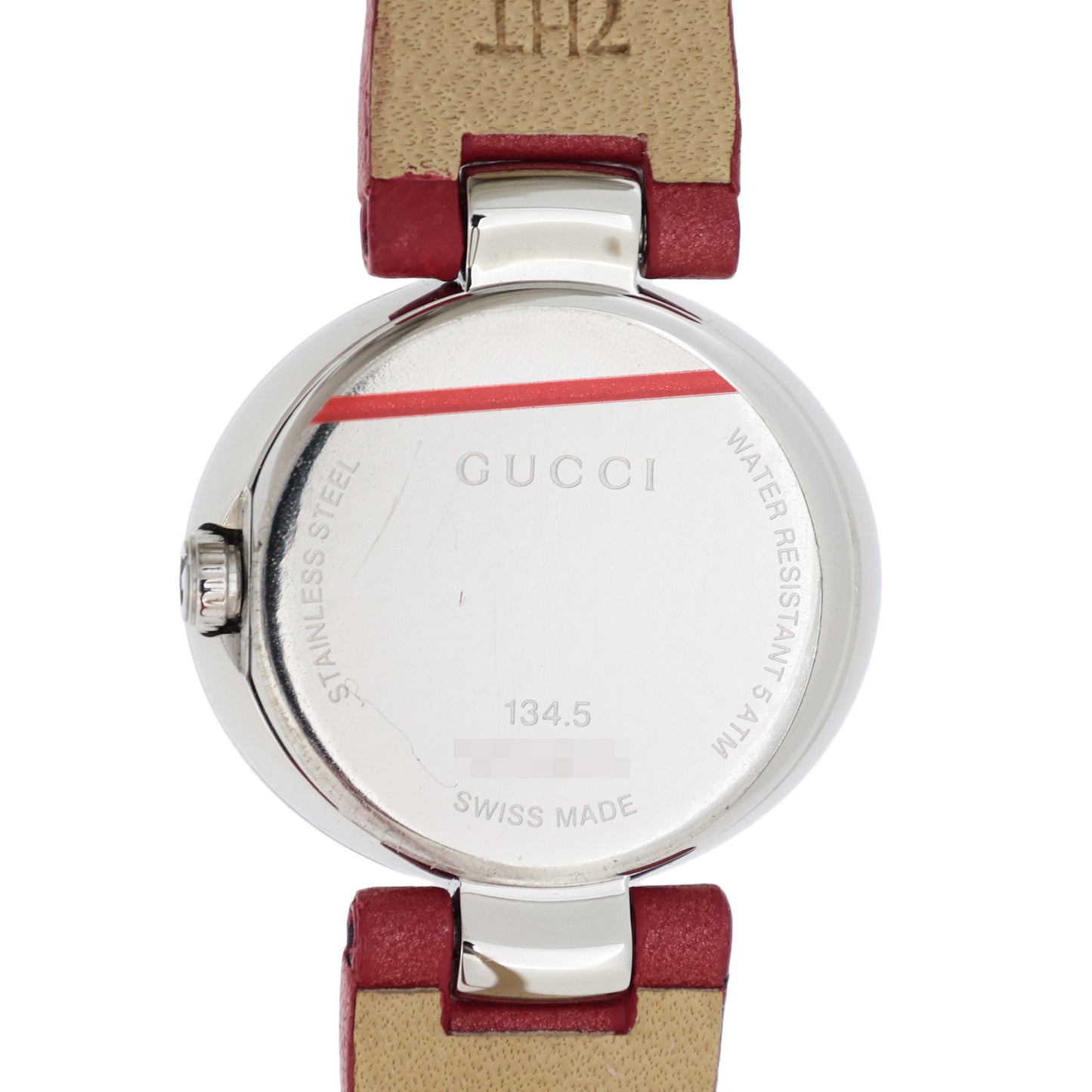 GUCCI グッチ グッチシマ 3PD シェル文字盤 134.5 2重ベルト レディース 腕時計