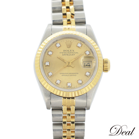 ROLEX ロレックス  デイトジャスト 10PD E  69173G  SS/YG 1990年  レディース 腕時計