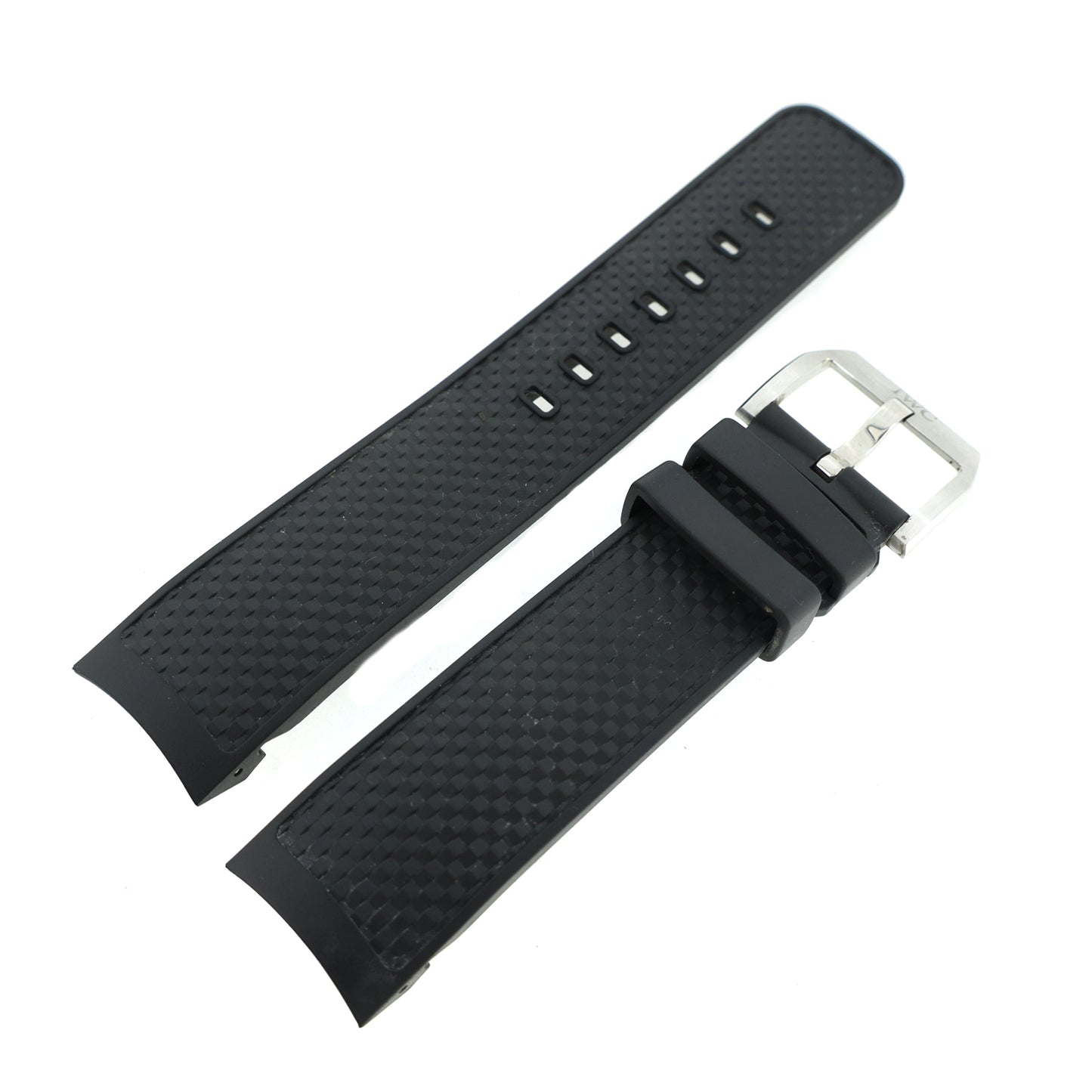 IWC アイダブリュシー 純正 ラバーベルト アクアタイマー用 尾錠付き ブラック メンズ 時計ベルト